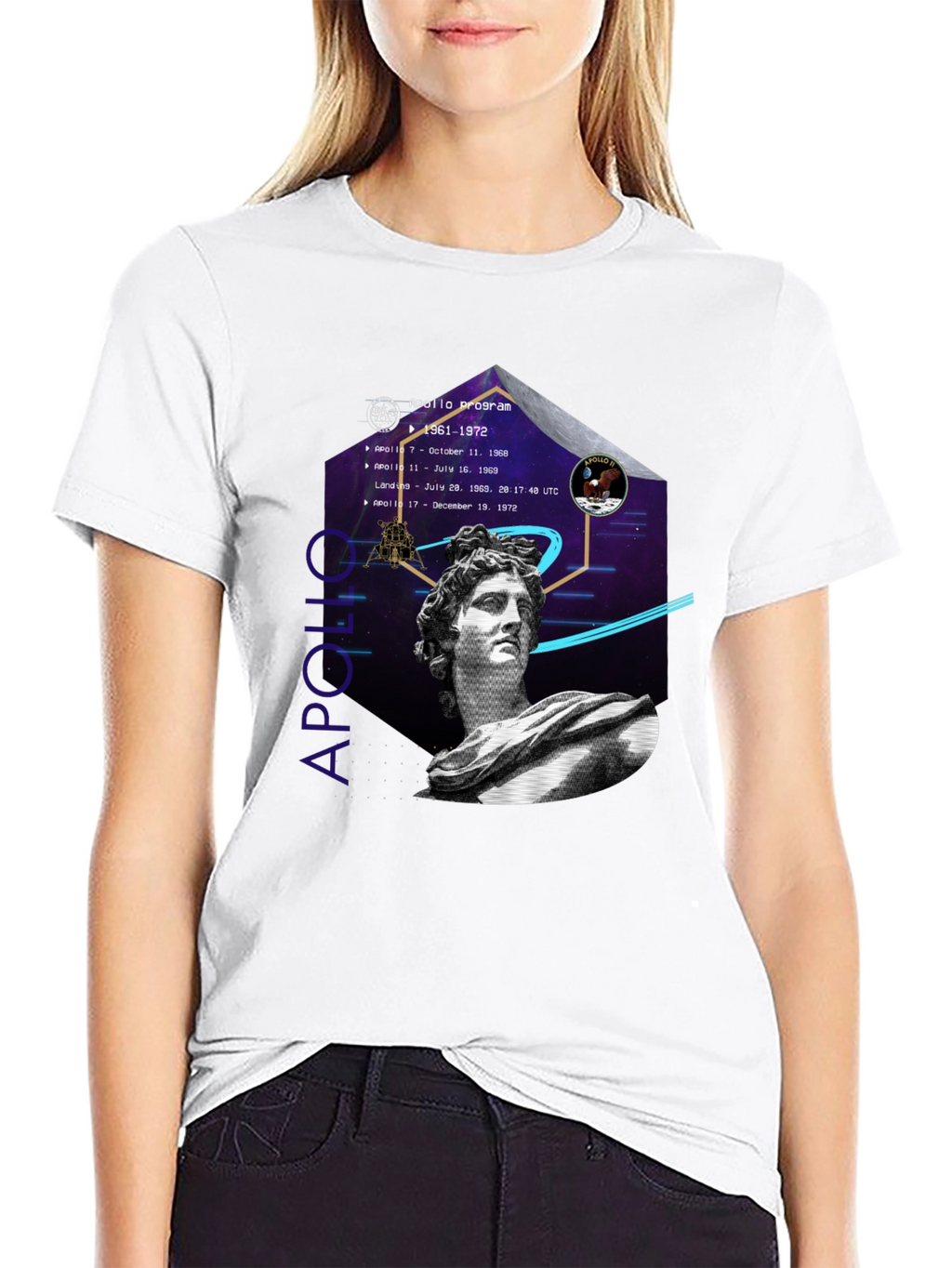 Apollo Program Graphic T-Shirt - Space History Tee