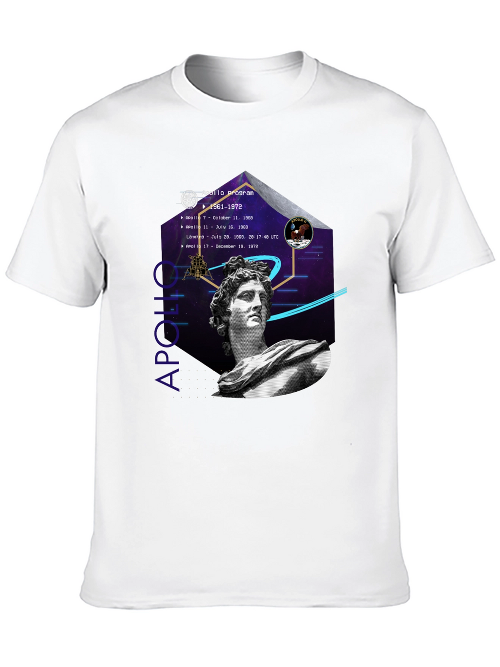 Apollo Program Graphic T-Shirt - Space History Tee