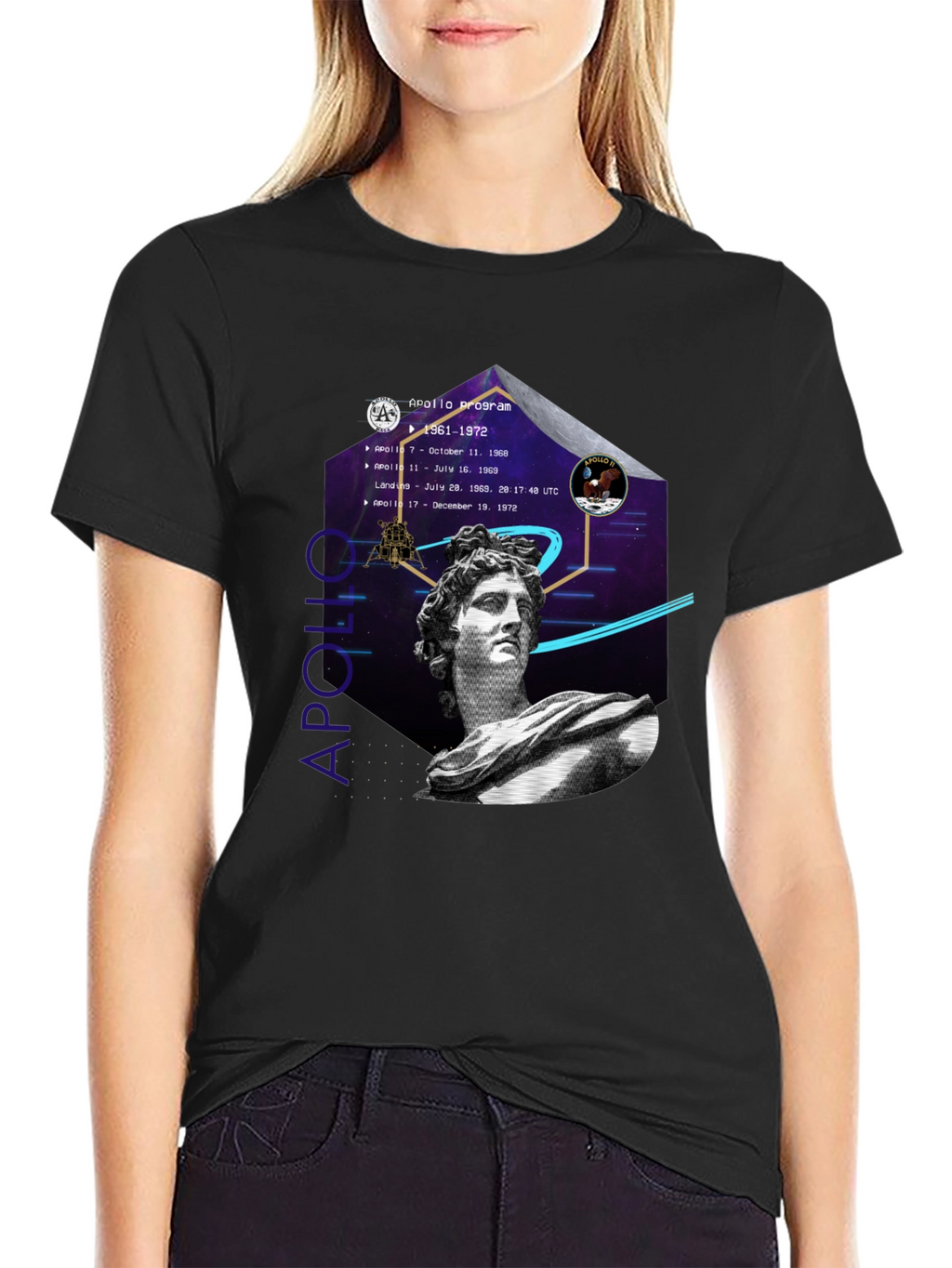 Apollo Program Graphic T-Shirt - Space History Tee