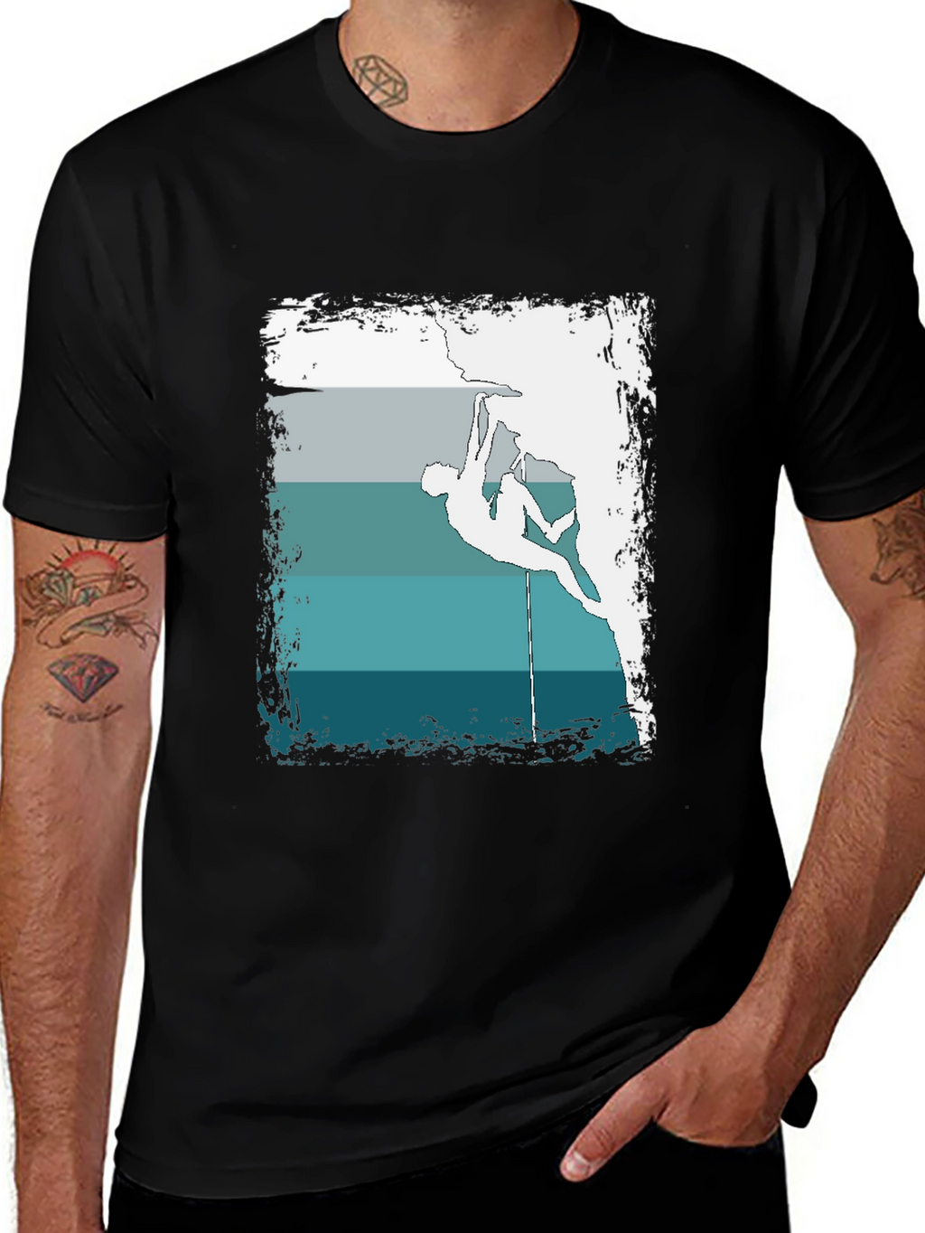 Climbing Graphic Tee - Adventure Ready Comfort