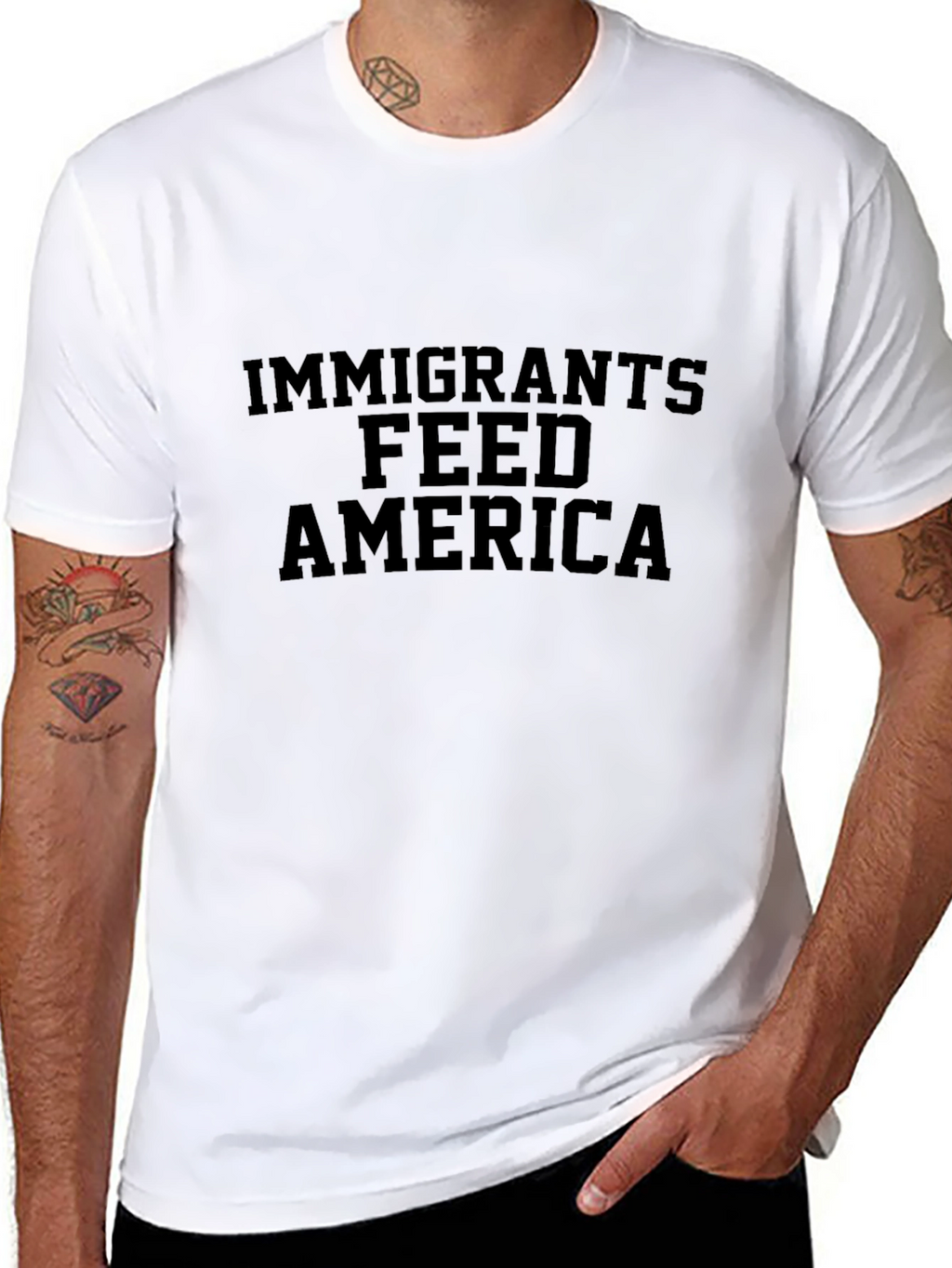 Immigrants Feed America Graphic Tee
