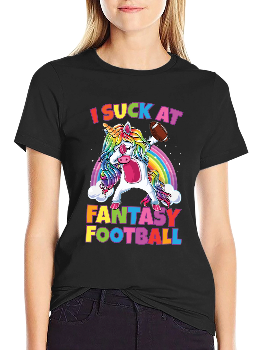 Funny Fantasy Football Unicorn T-Shirt