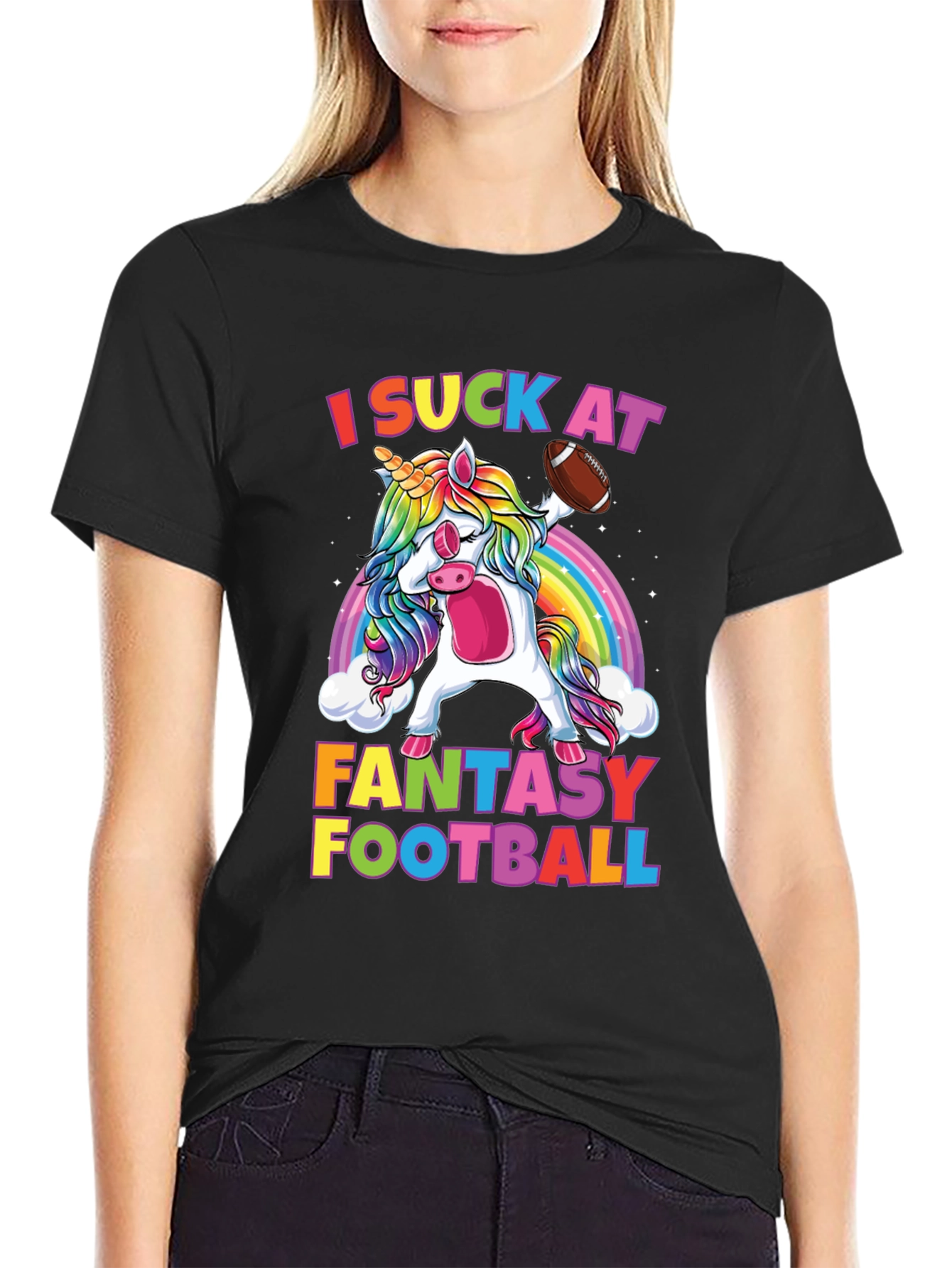 Funny Fantasy Football Unicorn T-Shirt