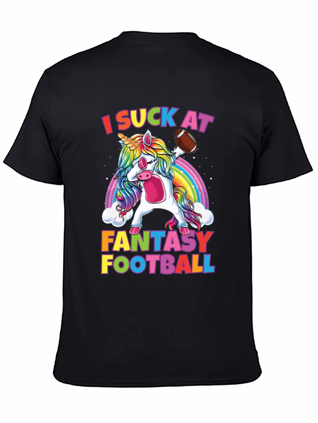 Funny Fantasy Football Unicorn T-Shirt