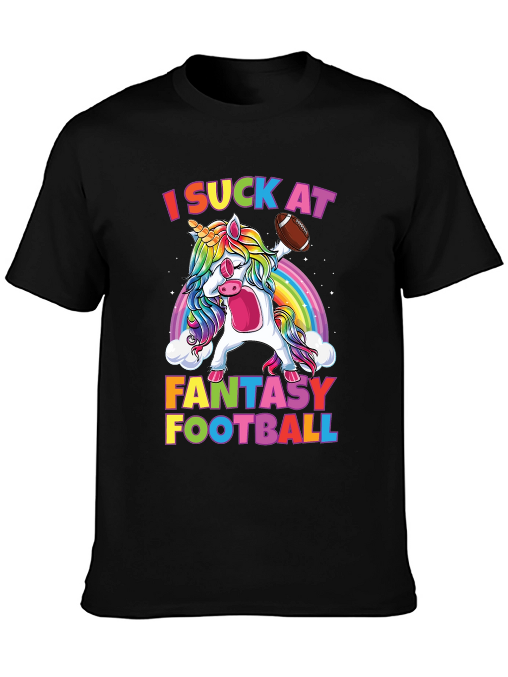 Funny Fantasy Football Unicorn T-Shirt