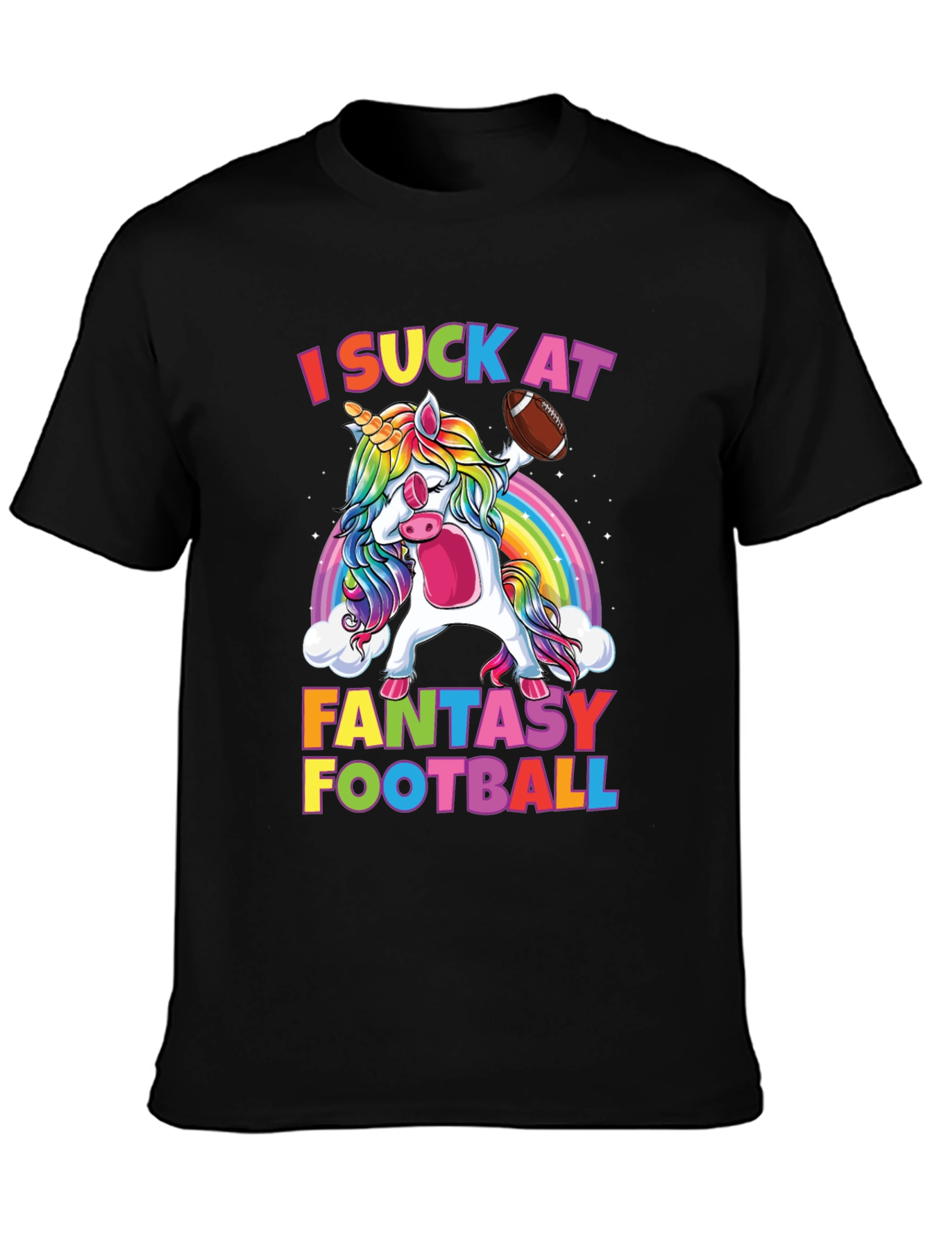 Funny Fantasy Football Unicorn T-Shirt