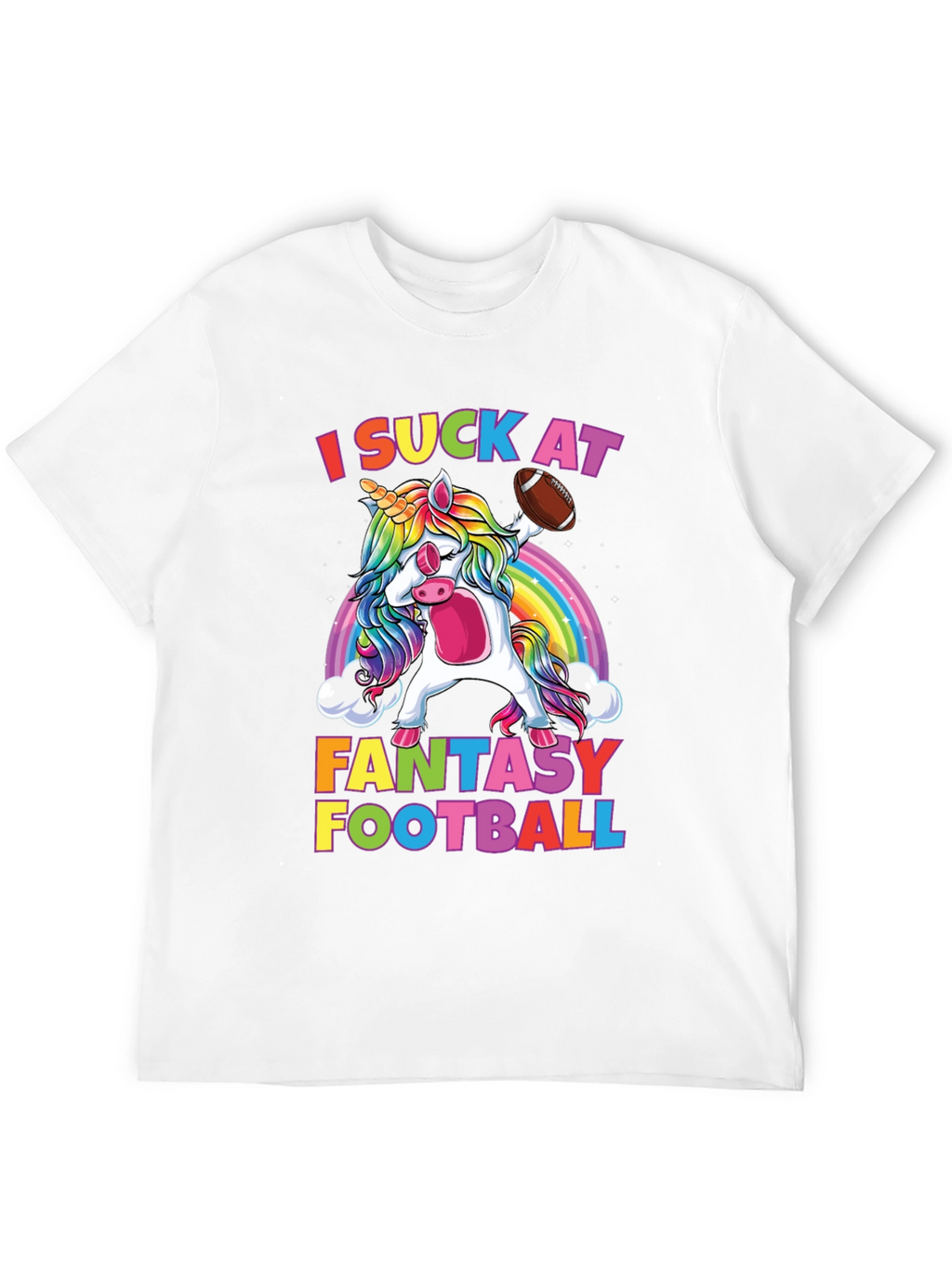 Funny Fantasy Football Unicorn T-Shirt