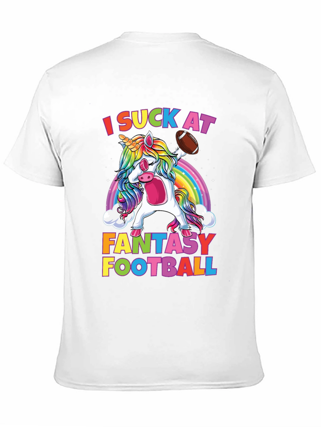 Funny Fantasy Football Unicorn T-Shirt