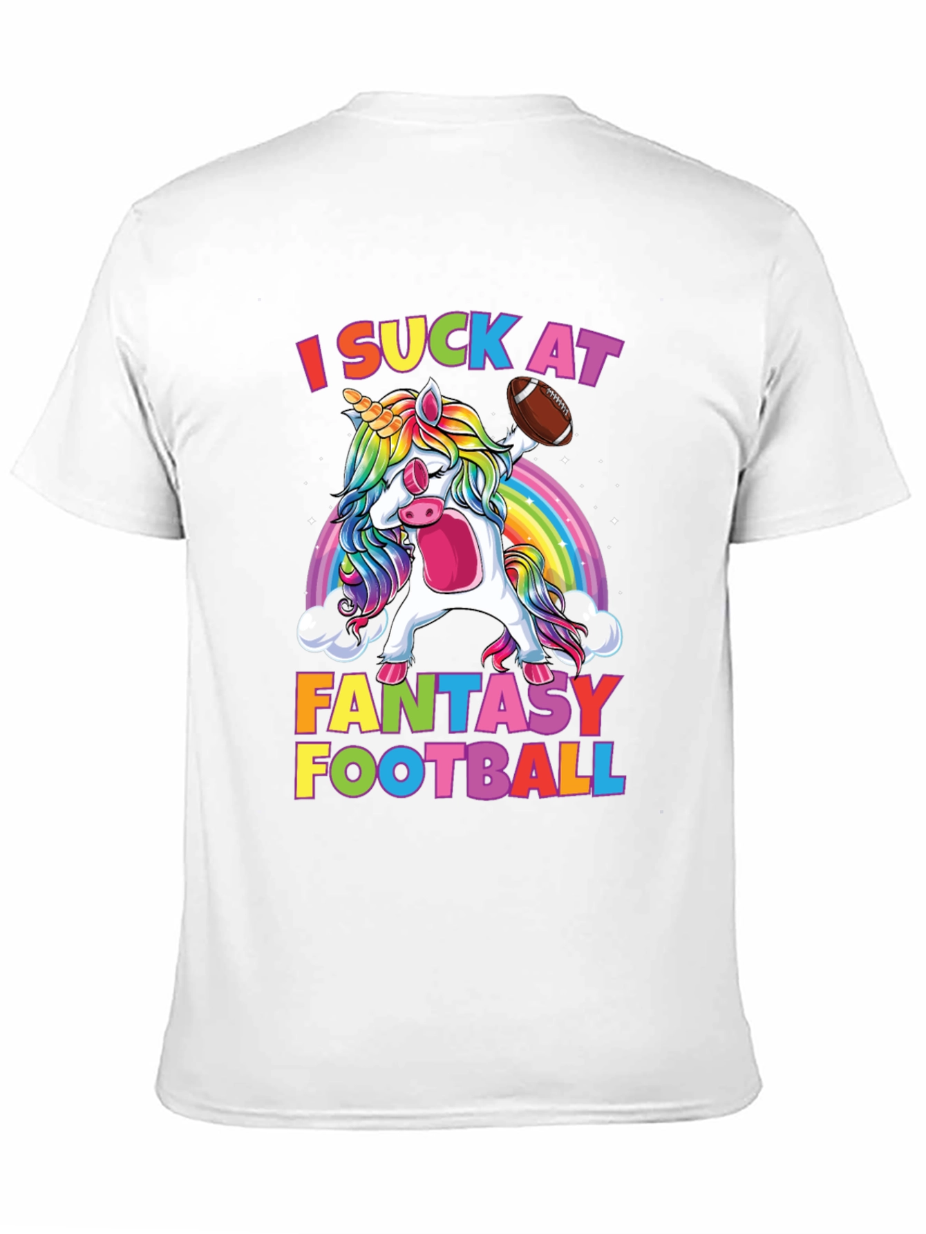 Funny Fantasy Football Unicorn T-Shirt