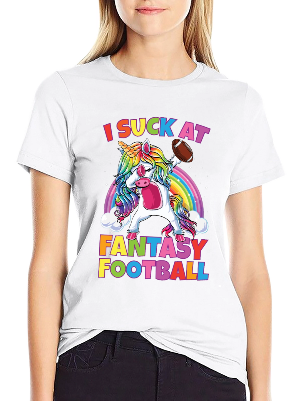 Funny Fantasy Football Unicorn T-Shirt