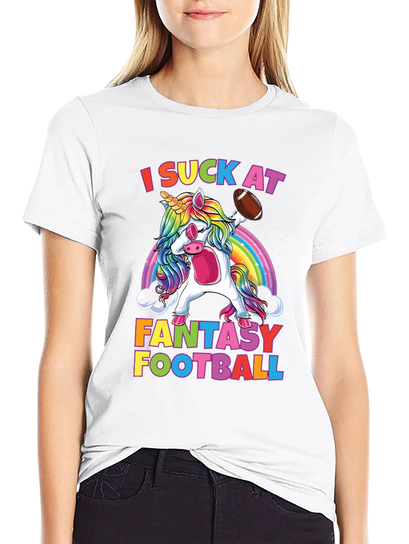 Funny Fantasy Football Unicorn T-Shirt