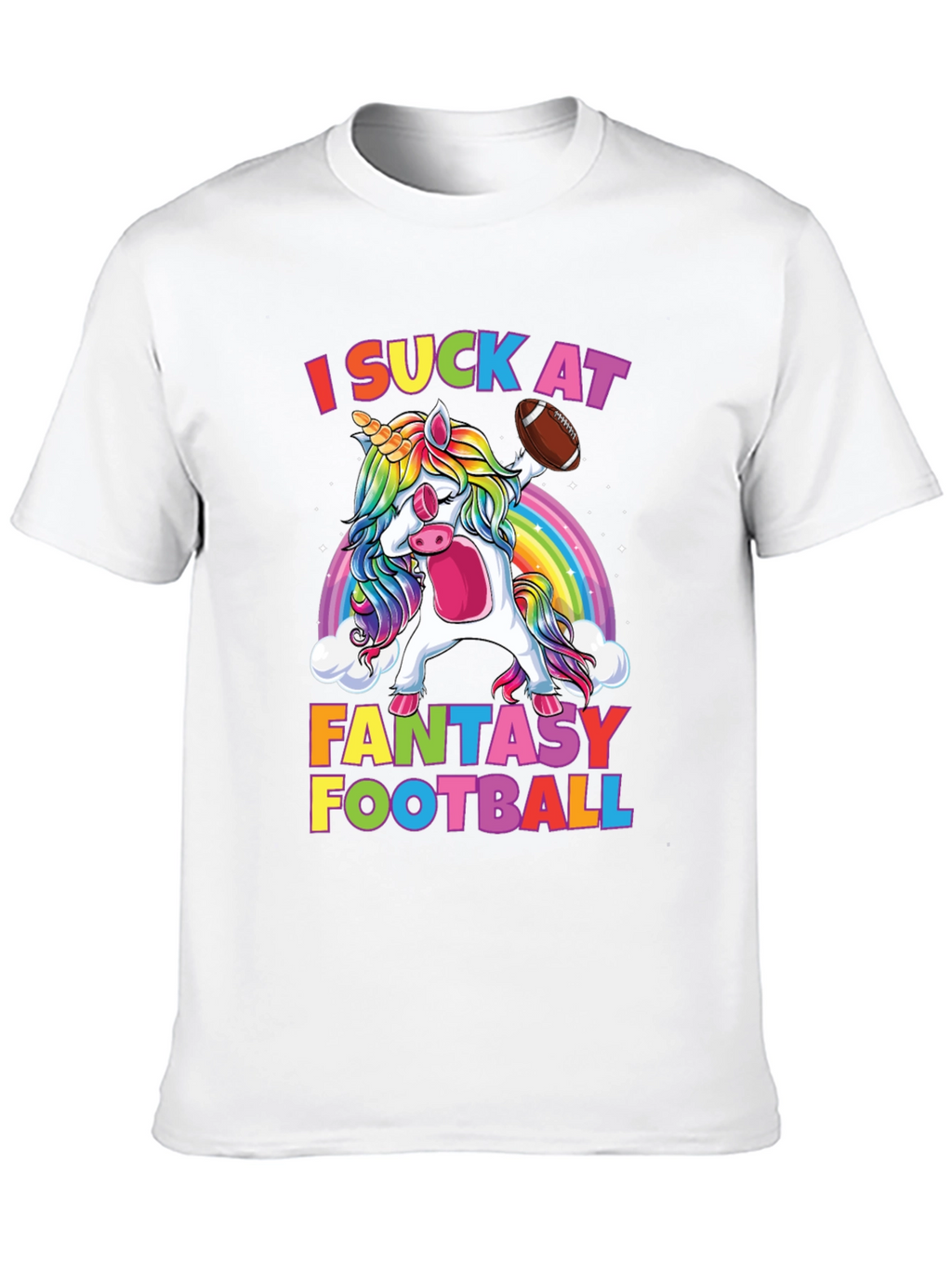 Funny Fantasy Football Unicorn T-Shirt