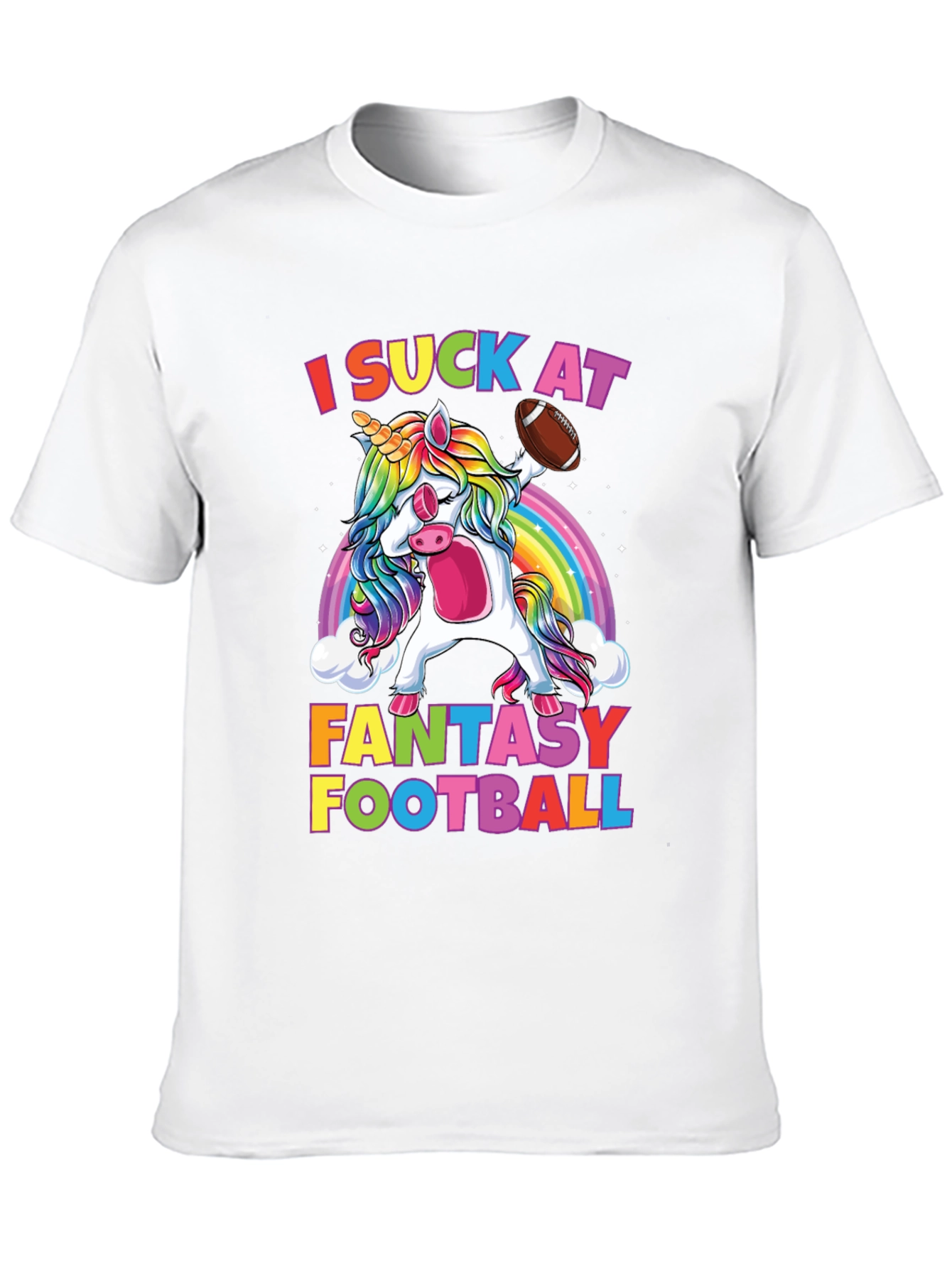 Funny Fantasy Football Unicorn T-Shirt