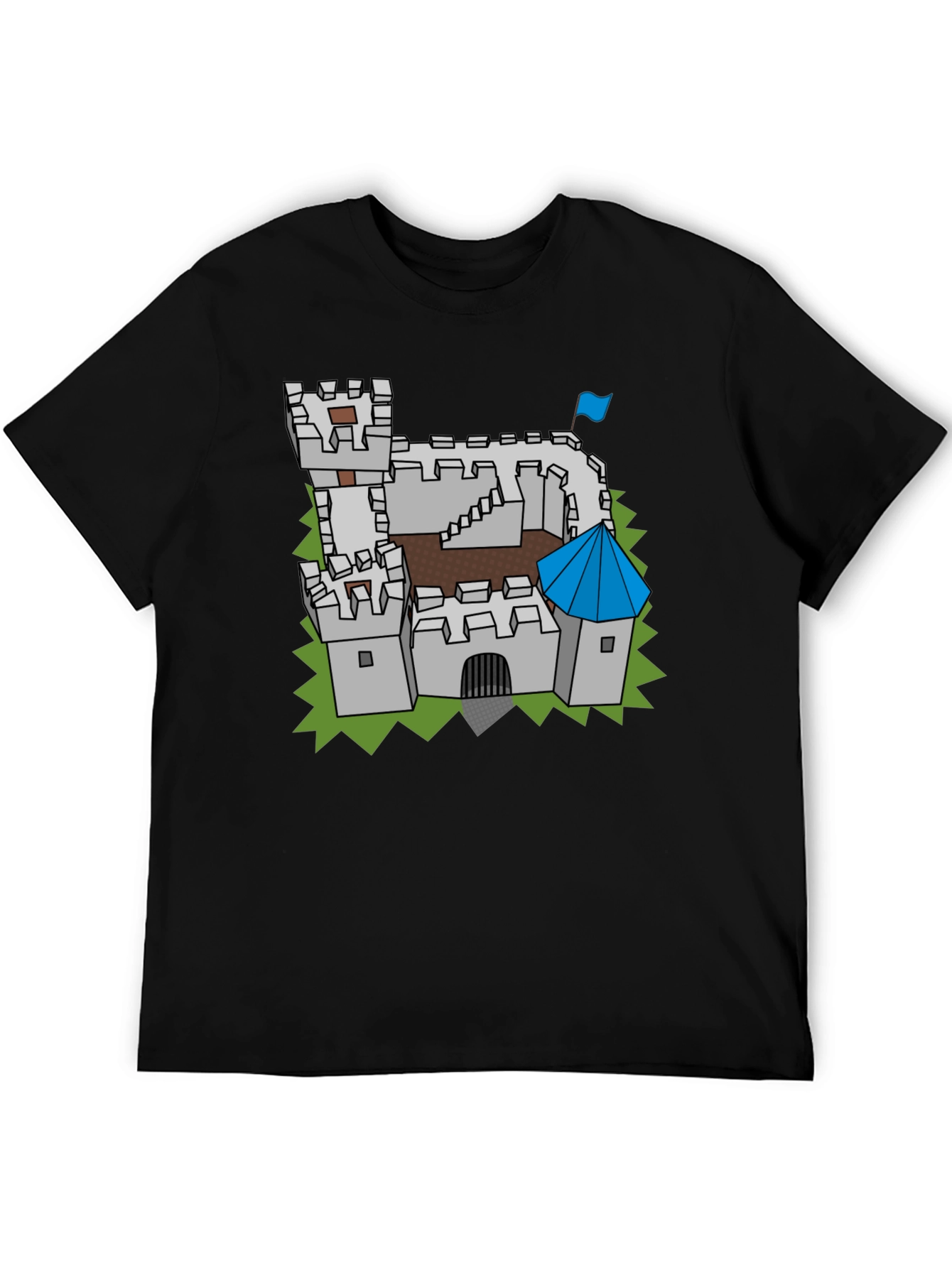 Castle Graphic Tee - Medieval Fortress Design