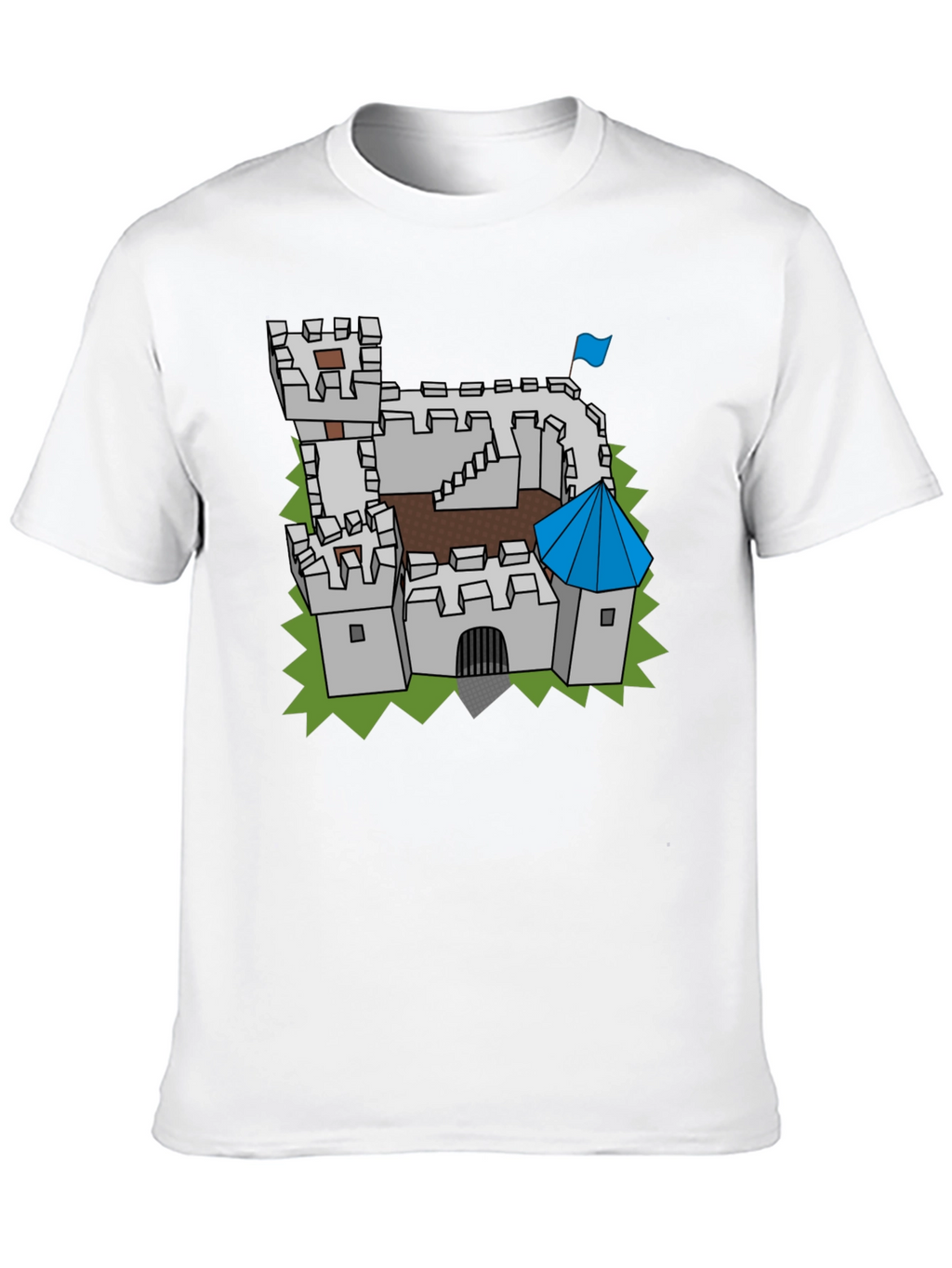 Castle Graphic Tee - Medieval Fortress Design
