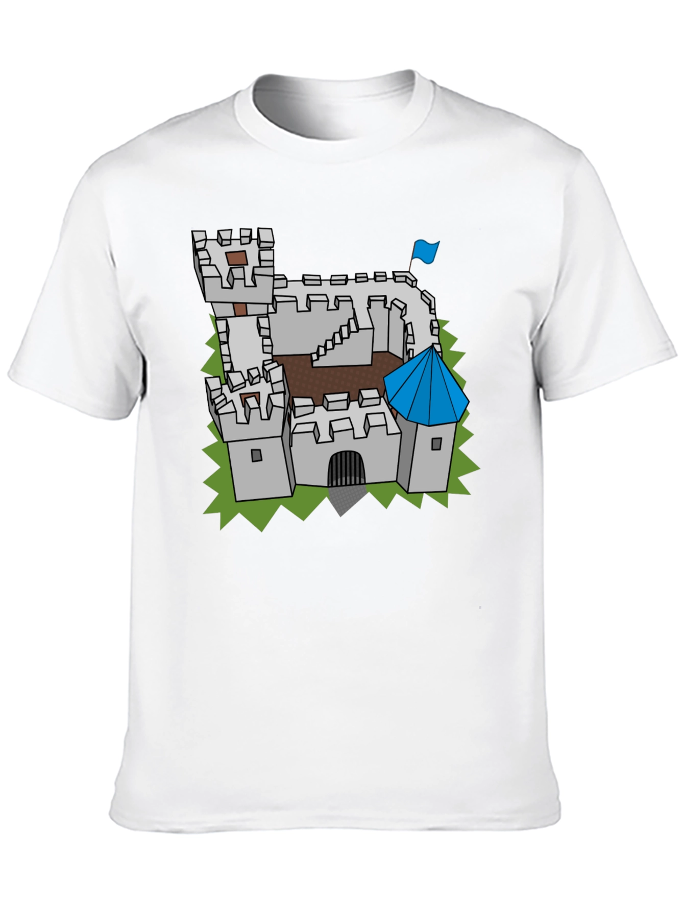 Castle Graphic Tee - Medieval Fortress Design