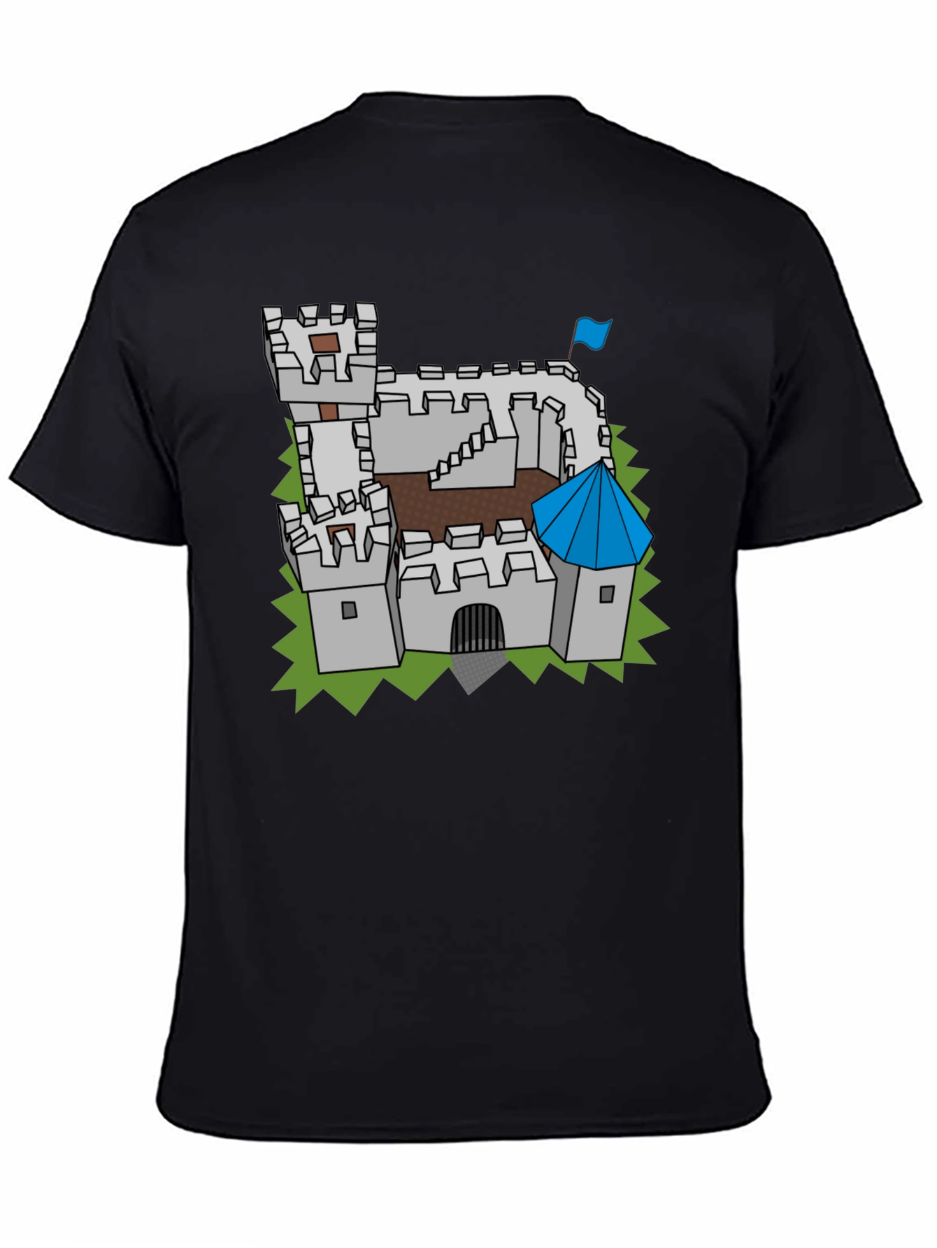 Castle Graphic Tee - Medieval Fortress Design
