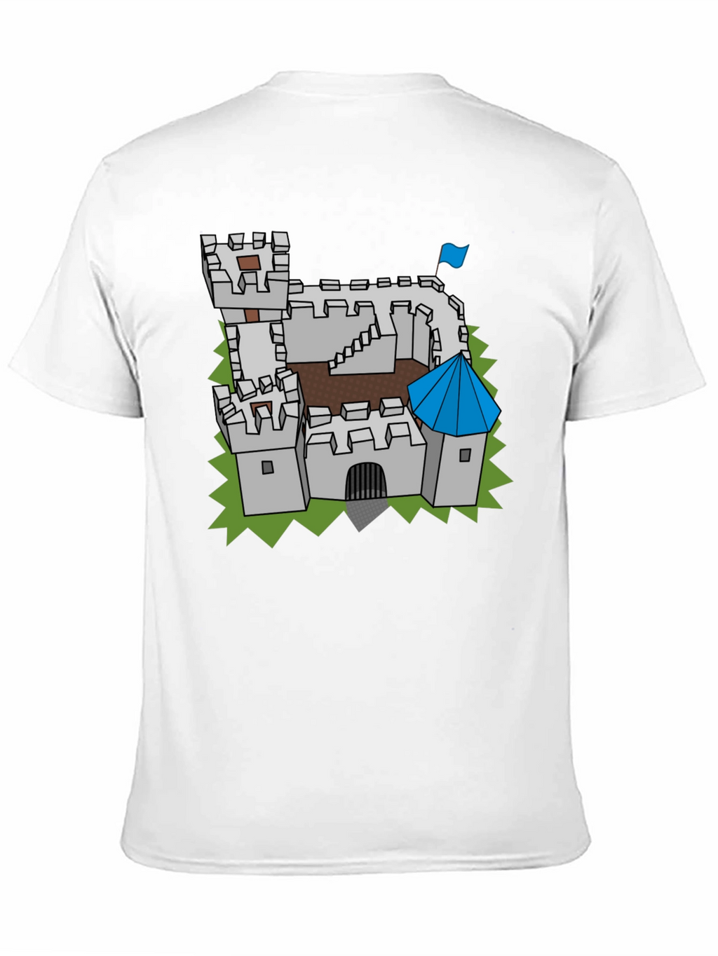 Castle Graphic Tee - Medieval Fortress Design