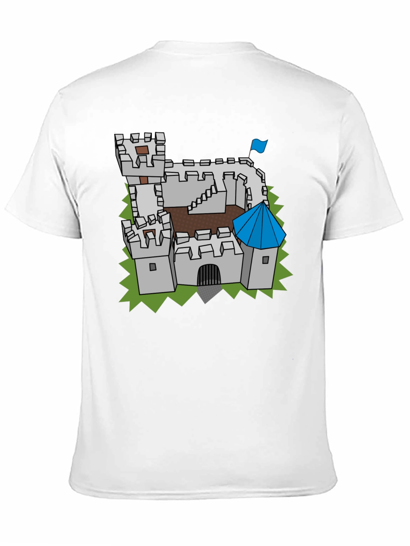 Castle Graphic Tee - Medieval Fortress Design