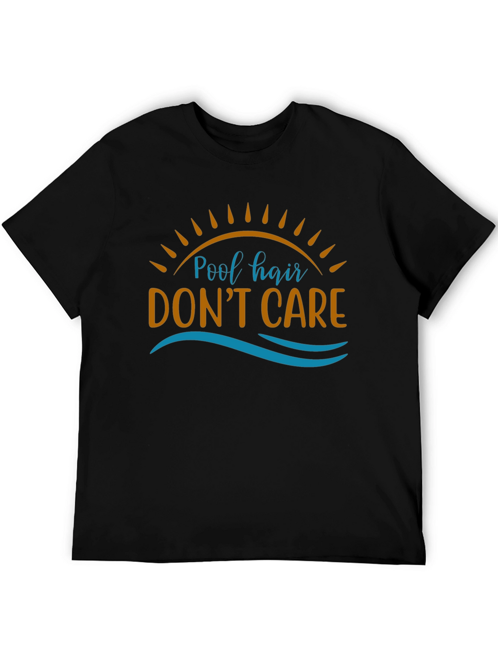 Pool Hair Dont Care Graphic Tee - Summer Vibes