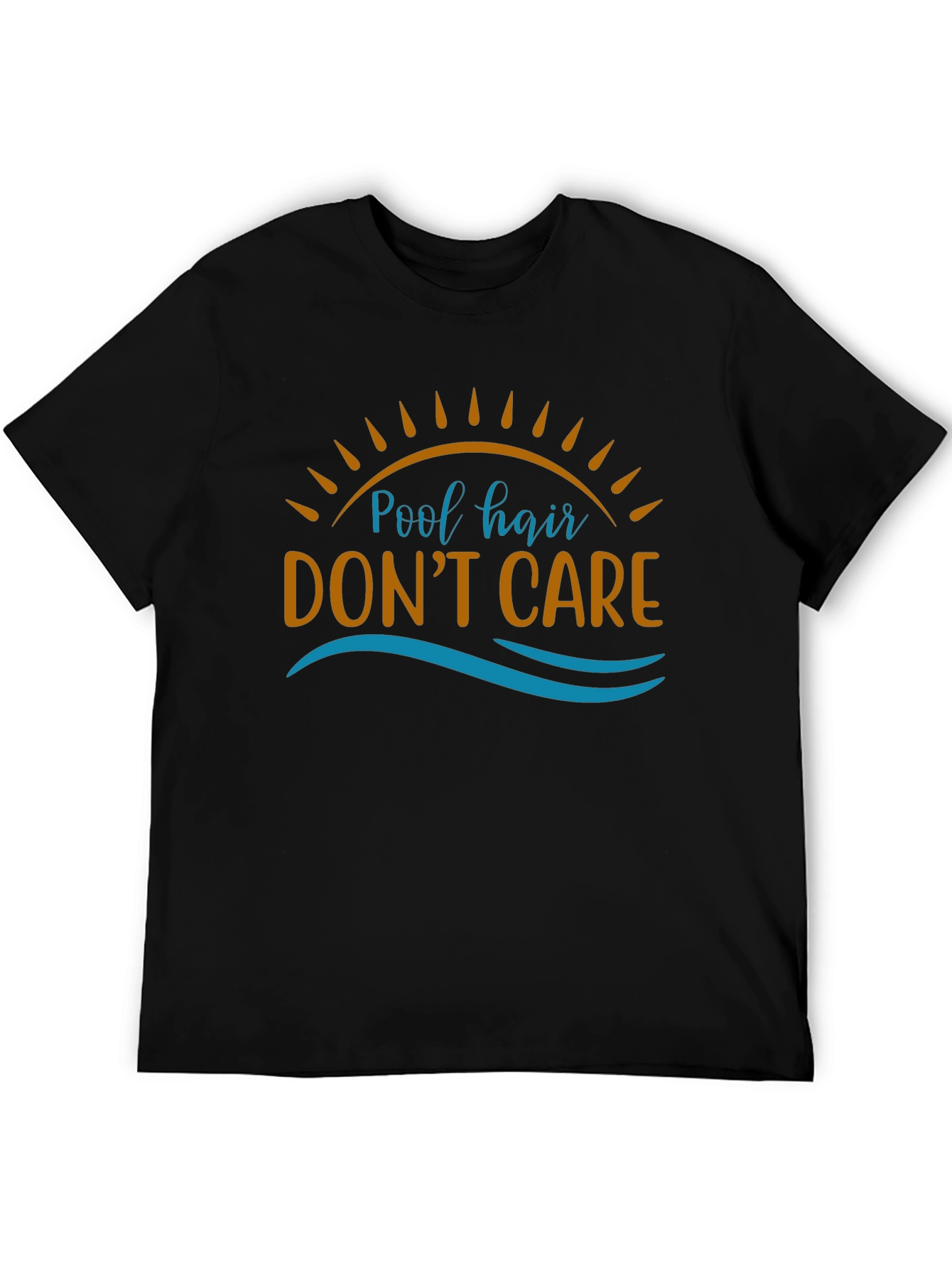 Pool Hair Dont Care Graphic Tee - Summer Vibes