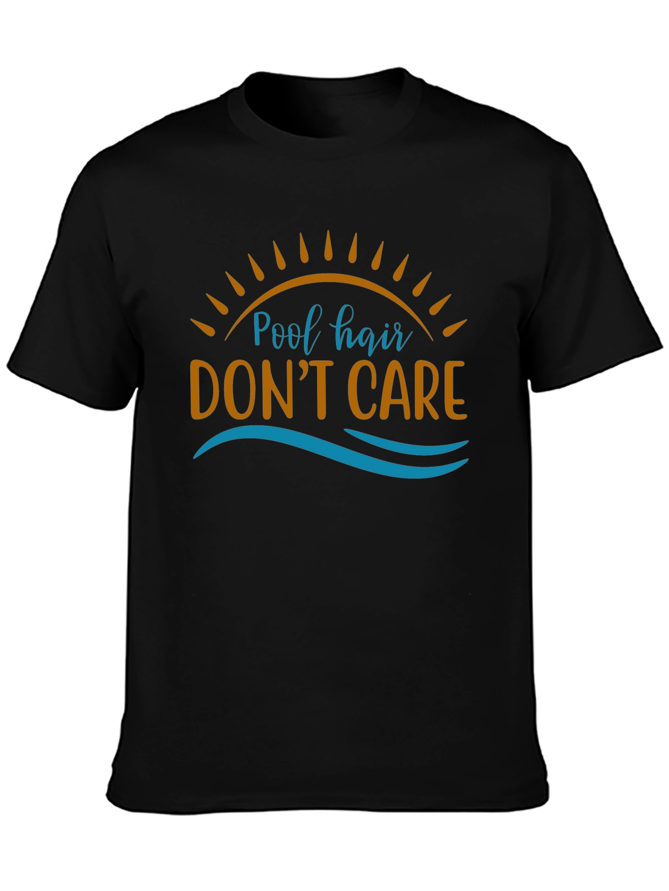 Pool Hair Dont Care Graphic Tee - Summer Vibes