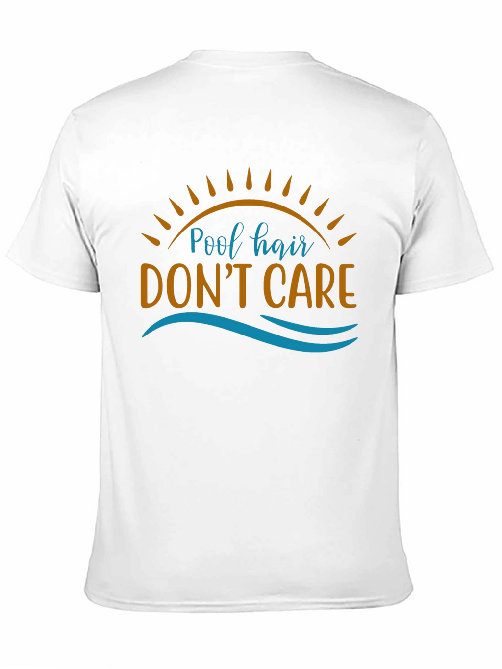 Pool Hair Dont Care Graphic Tee - Summer Vibes
