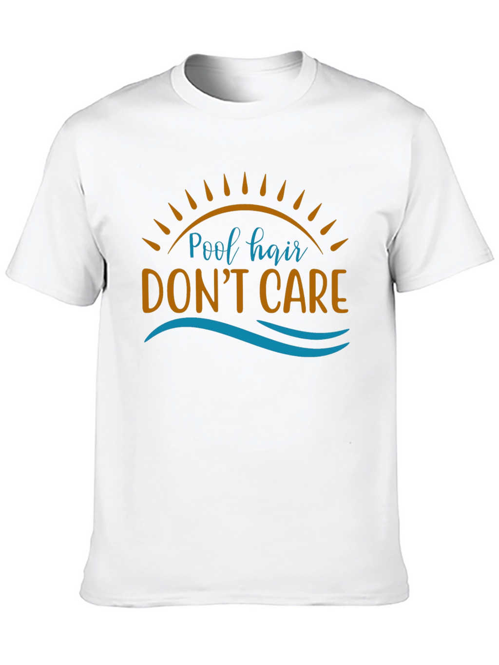 Pool Hair Dont Care Graphic Tee - Summer Vibes