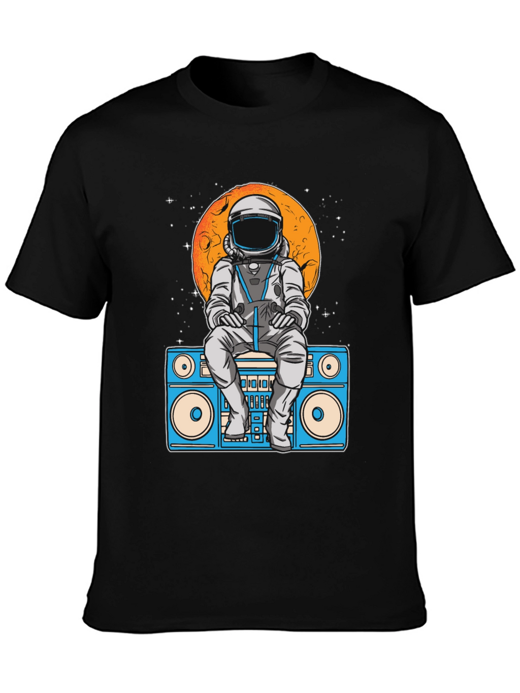 Astronaut Boombox Graphic Tee
