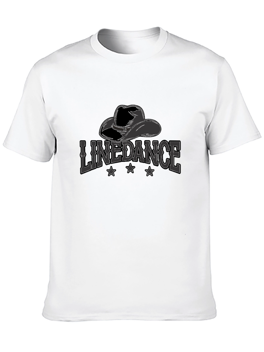 Line Dance Cowboy Hat Graphic Tee