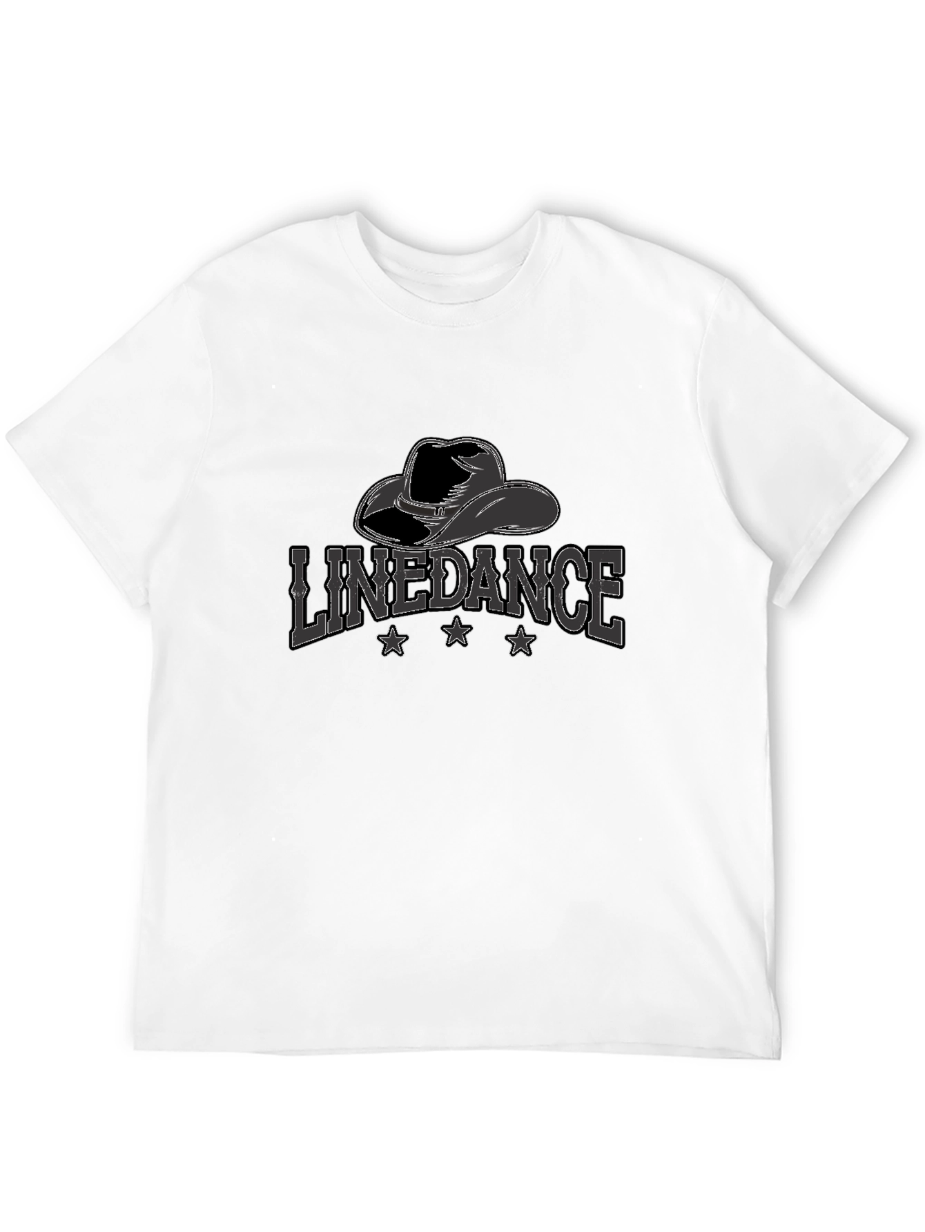 Line Dance Cowboy Hat Graphic Tee