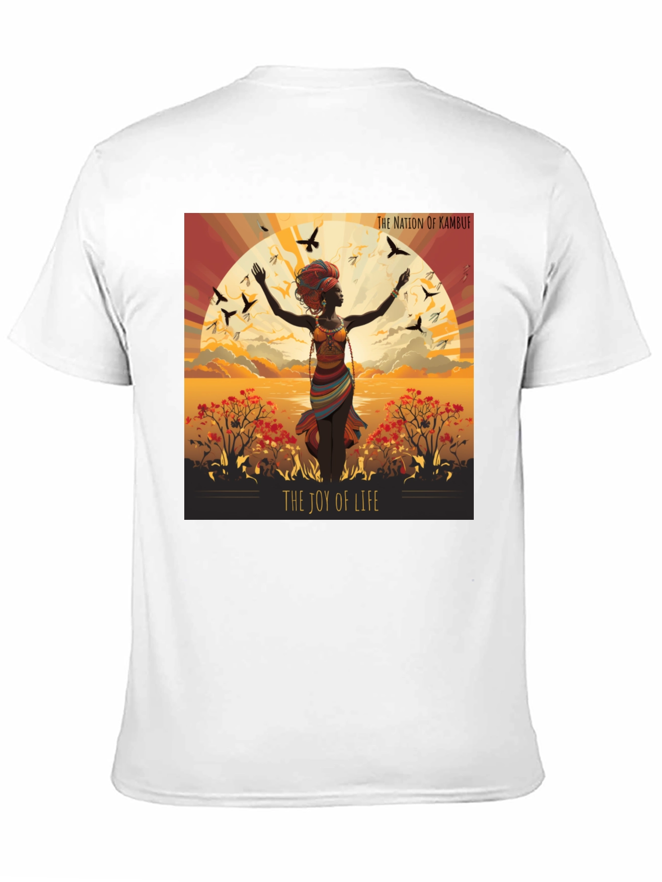 Joy of Life Nation Graphic Tee - Kambuf Design