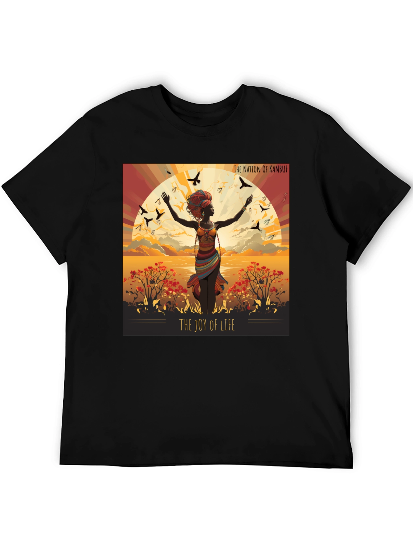 Joy of Life Nation Graphic Tee - Kambuf Design
