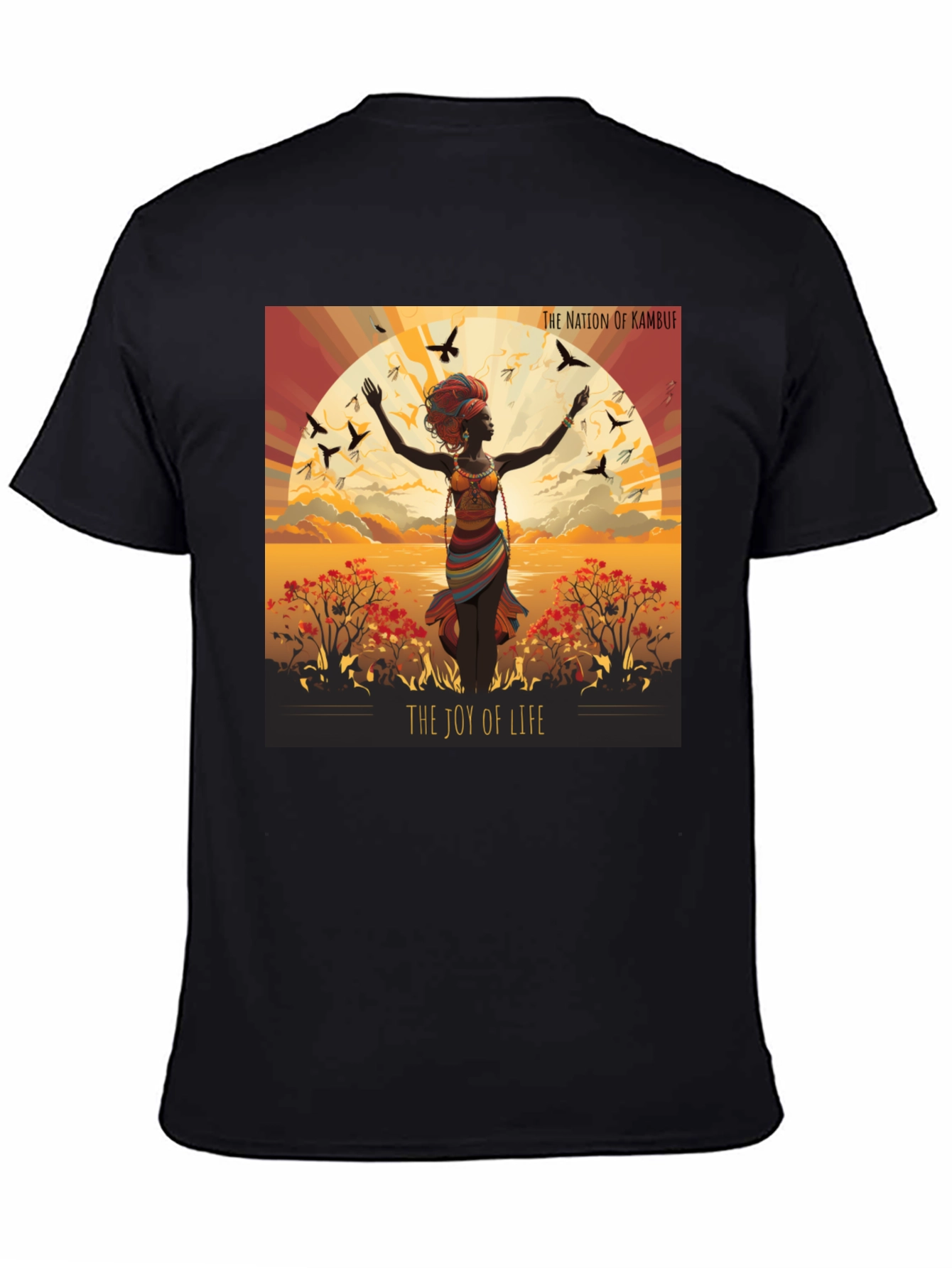 Joy of Life Nation Graphic Tee - Kambuf Design