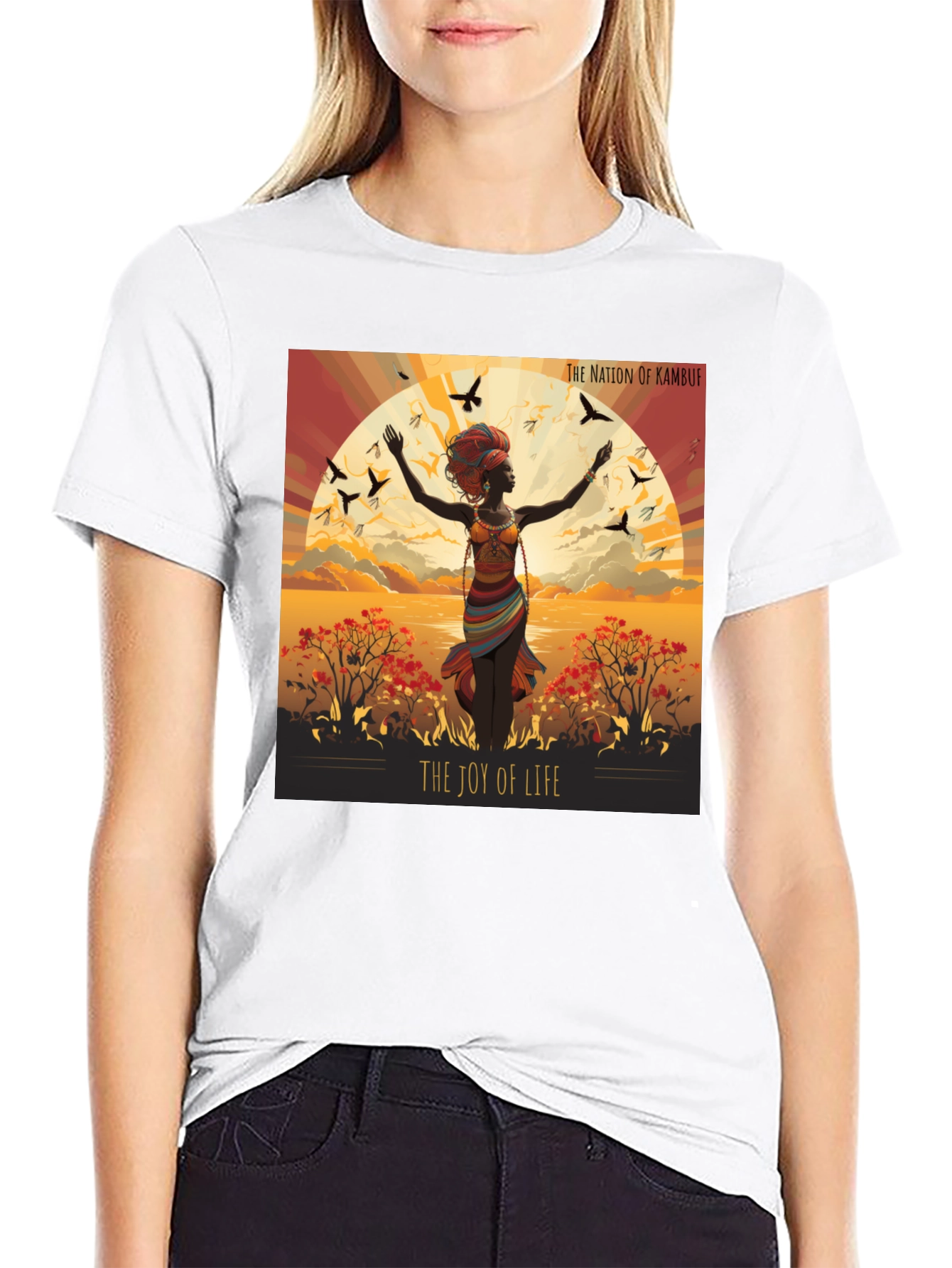 Joy of Life Nation Graphic Tee - Kambuf Design