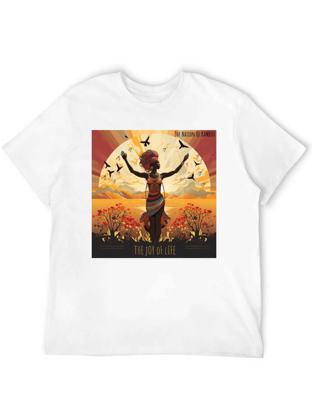 Joy of Life Nation Graphic Tee - Kambuf Design