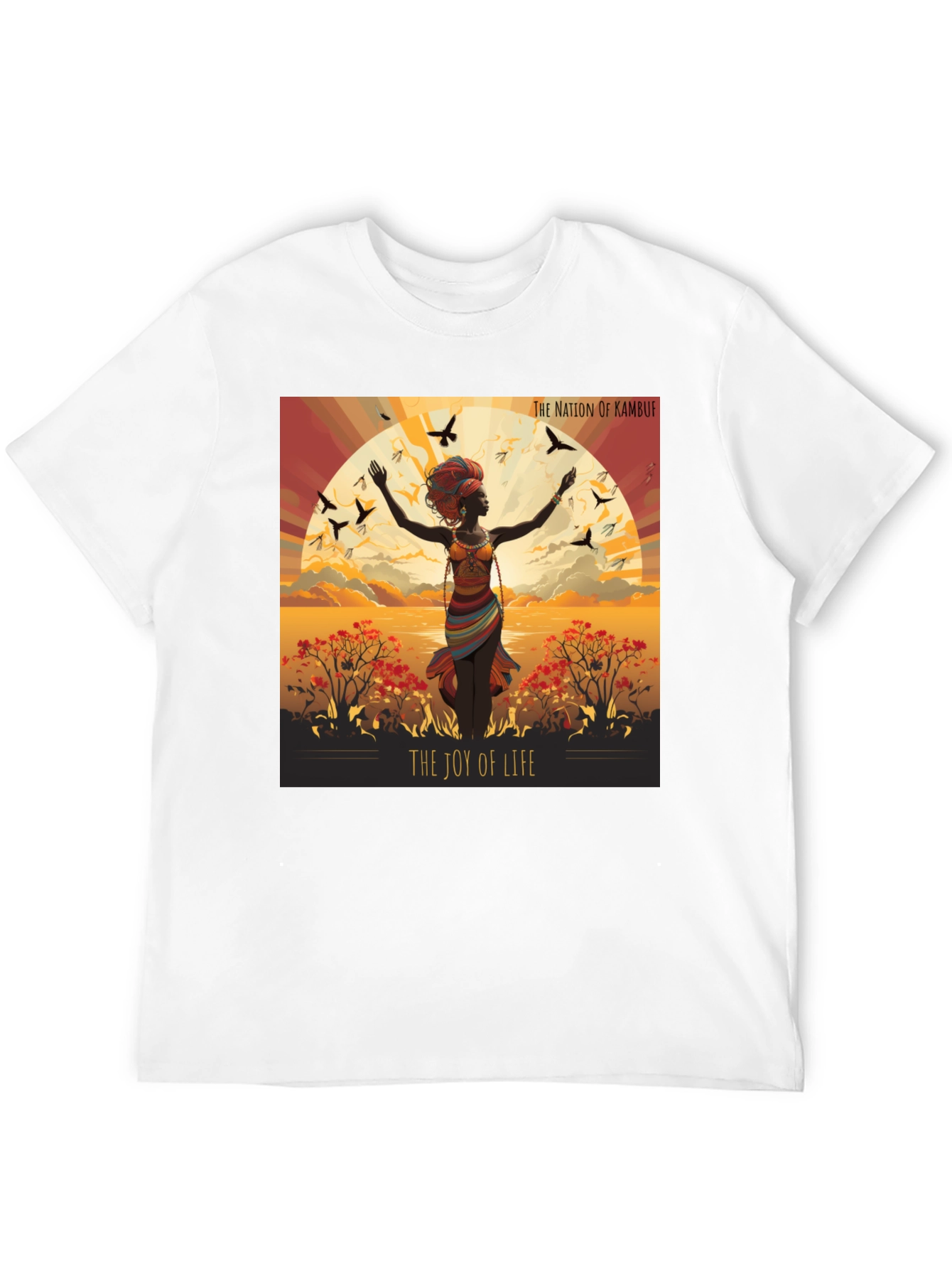 Joy of Life Nation Graphic Tee - Kambuf Design