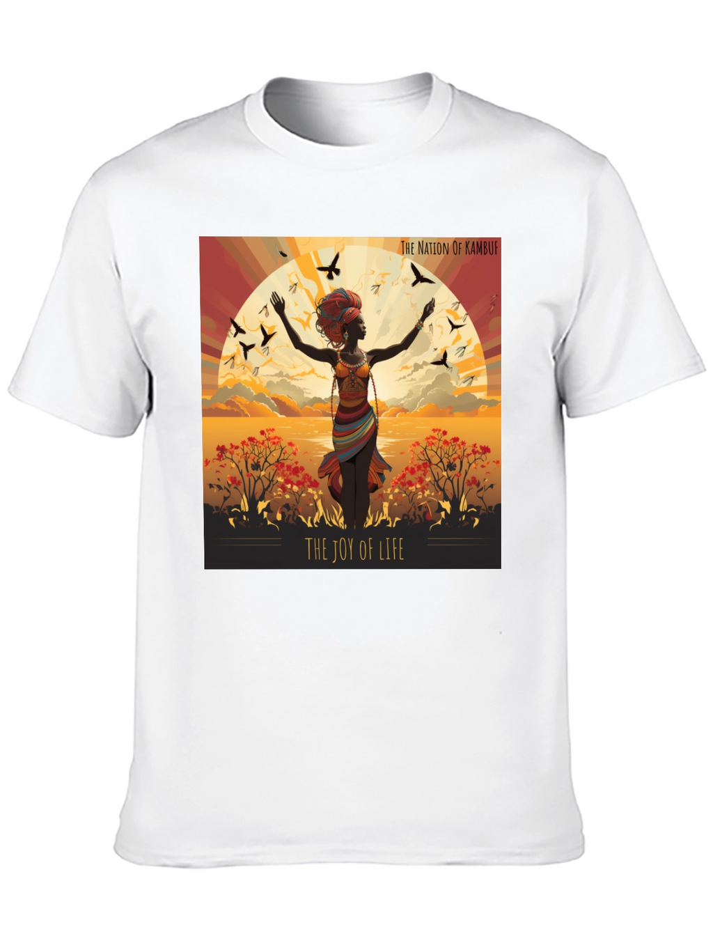 Joy of Life Nation Graphic Tee - Kambuf Design