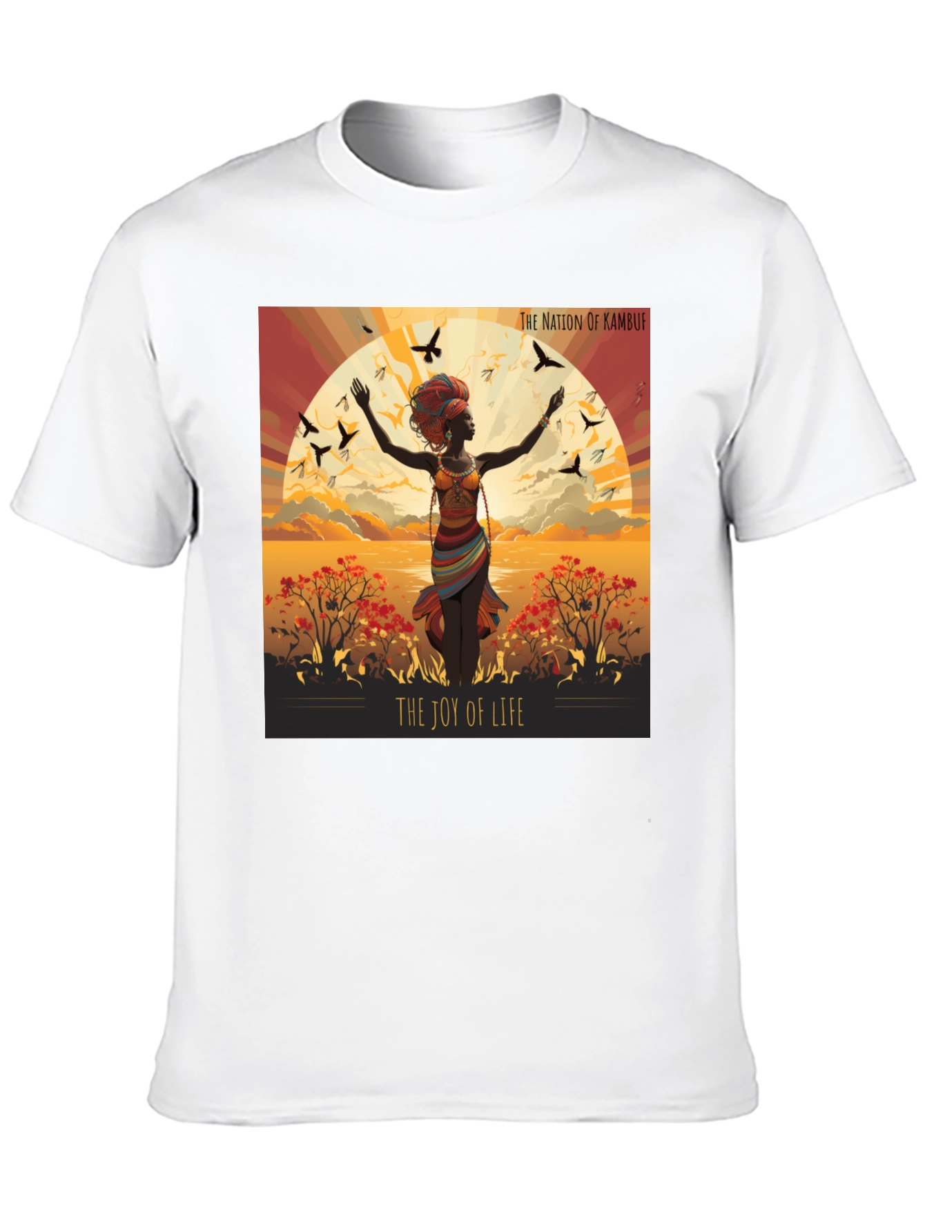 Joy of Life Nation Graphic Tee - Kambuf Design
