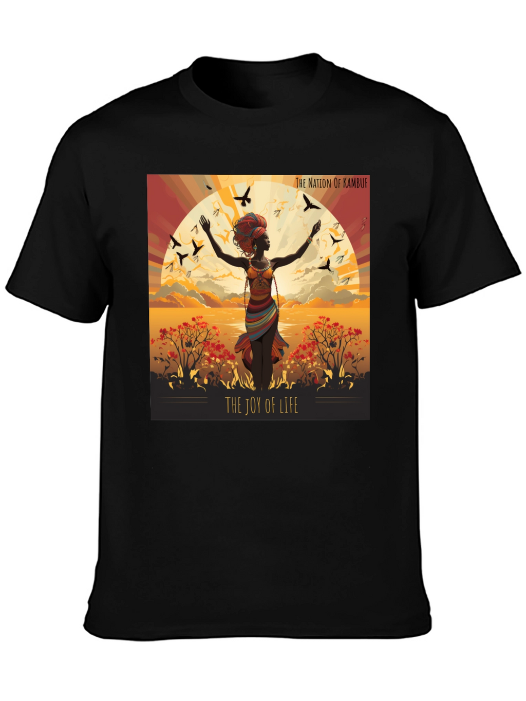 Joy of Life Nation Graphic Tee - Kambuf Design