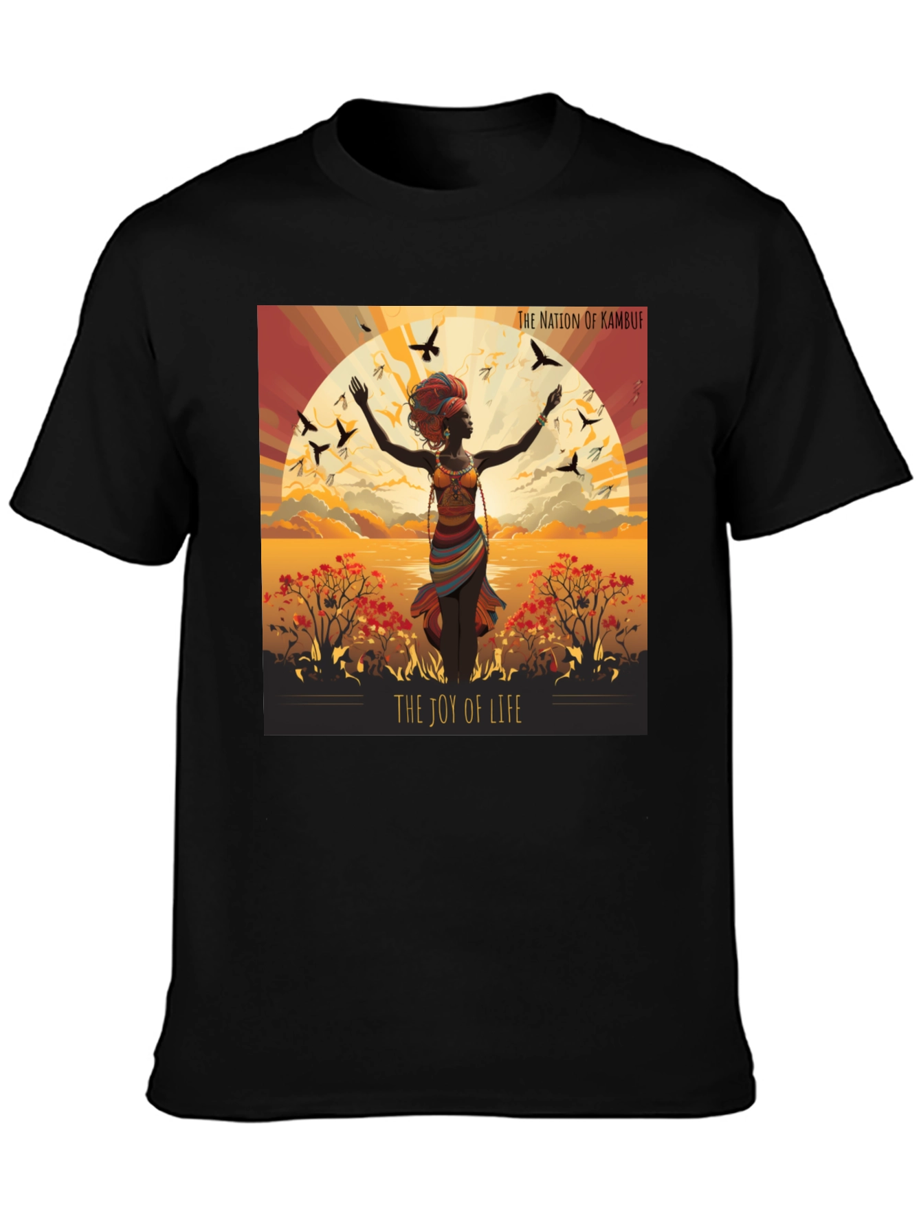 Joy of Life Nation Graphic Tee - Kambuf Design