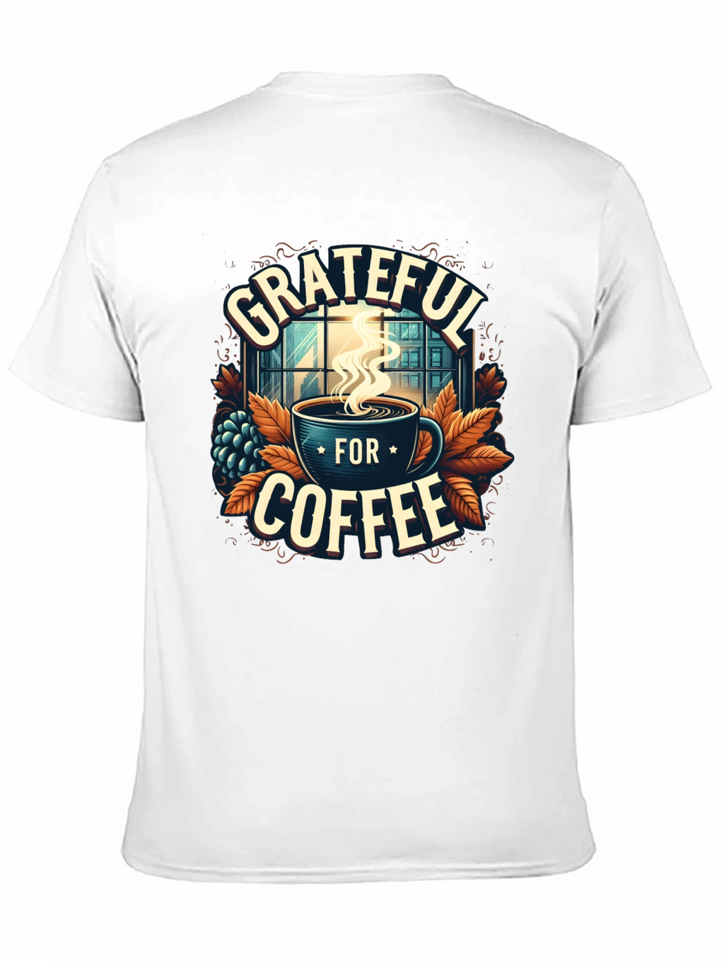 Grateful For Coffee Graphic T-Shirt