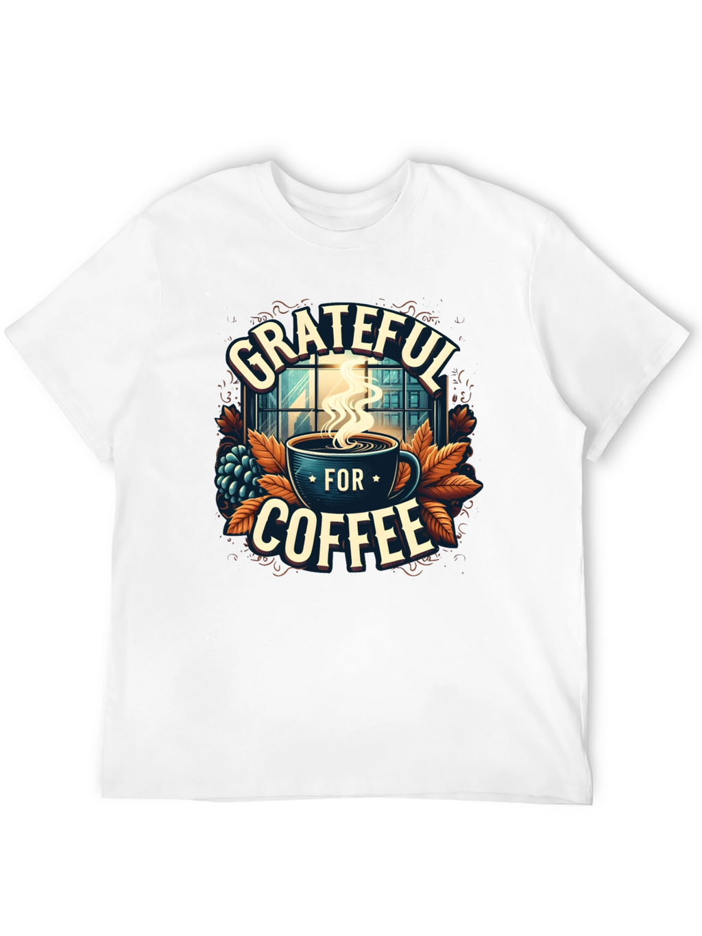Grateful For Coffee Graphic T-Shirt