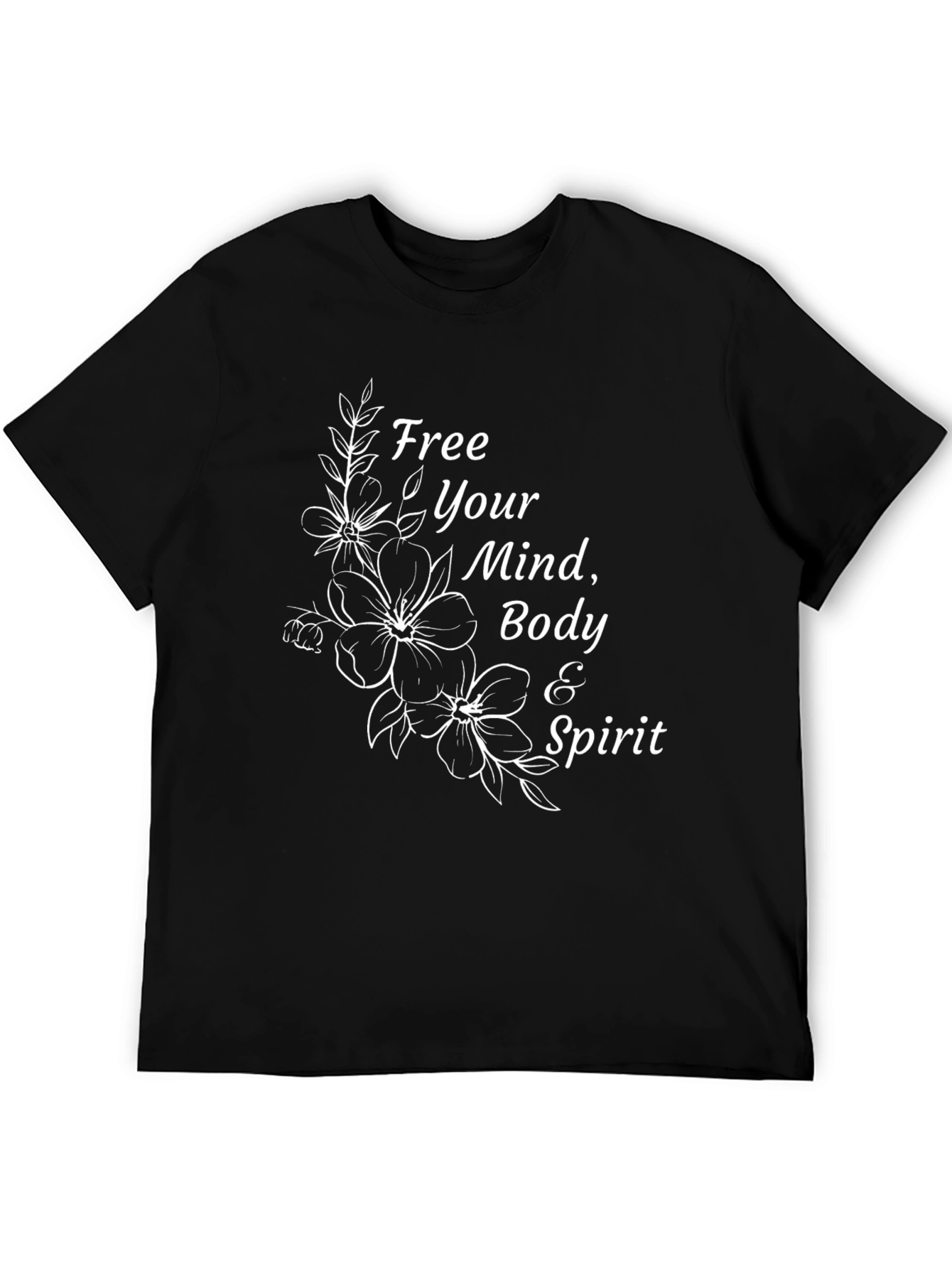Free Mind Body & Spirit Floral T-Shirt