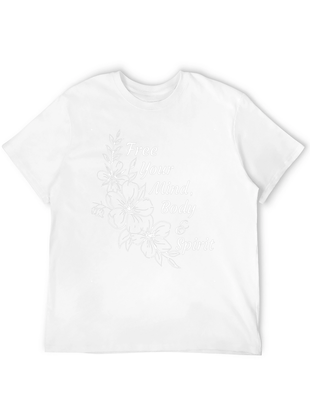 Free Mind Body & Spirit Floral T-Shirt