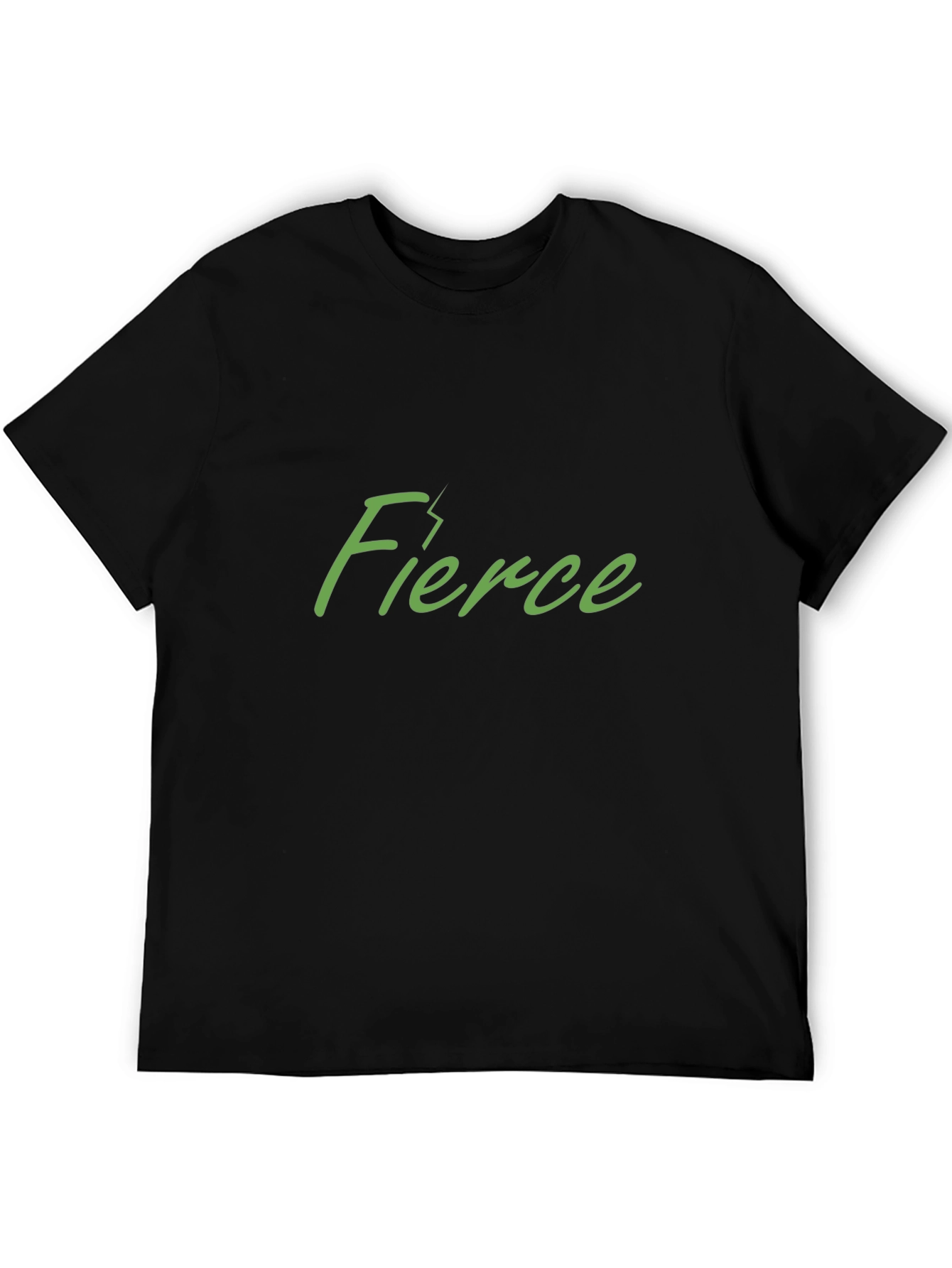 Fierce Graphic Tee - Stylish Black Cotton T-Shirt