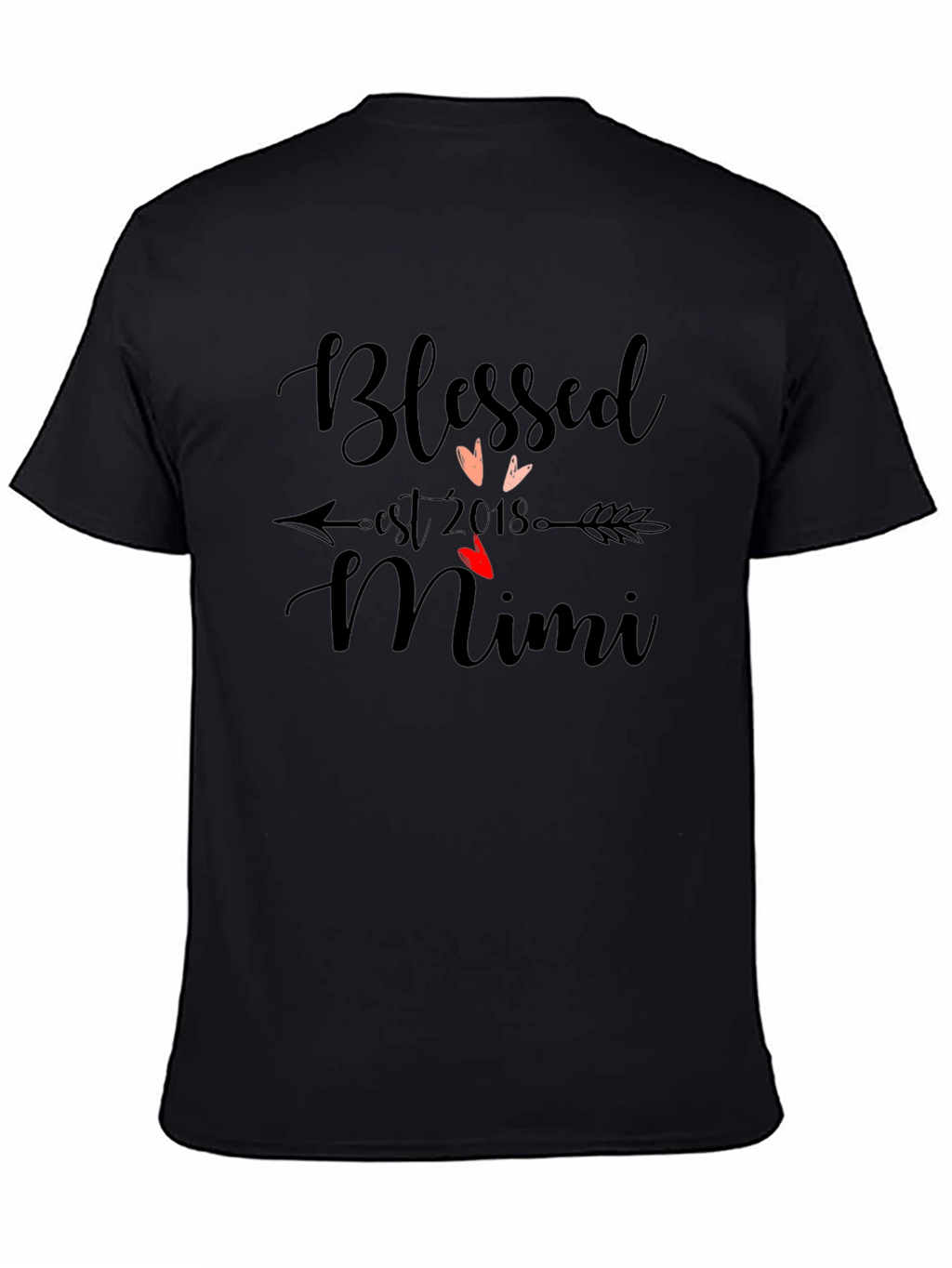 Blessed Mimi Est. 2018 Black T-Shirt