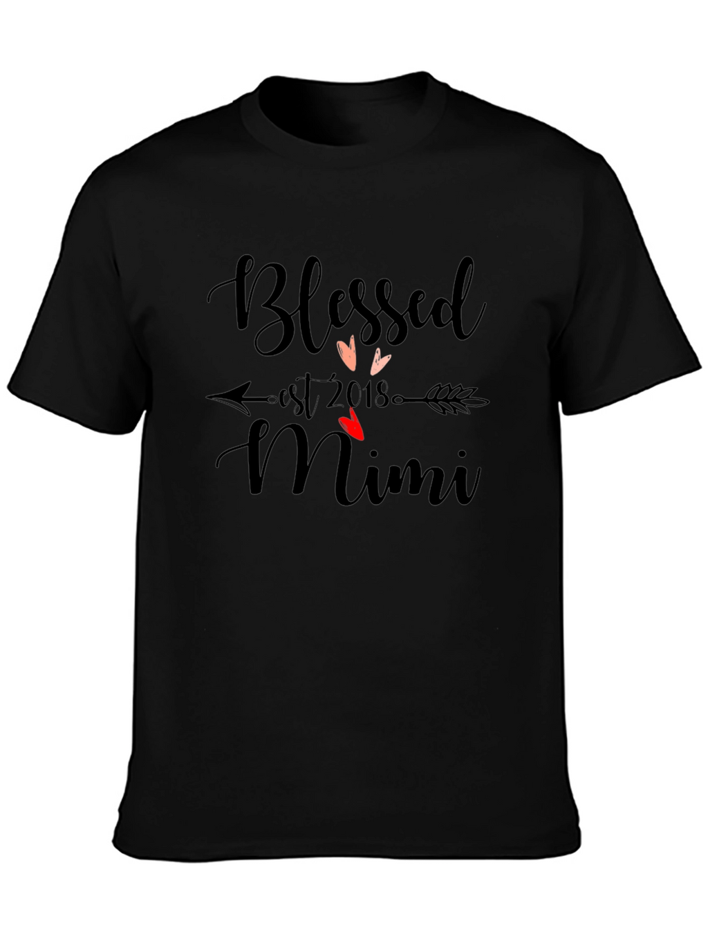 Blessed Mimi Est. 2018 Black T-Shirt