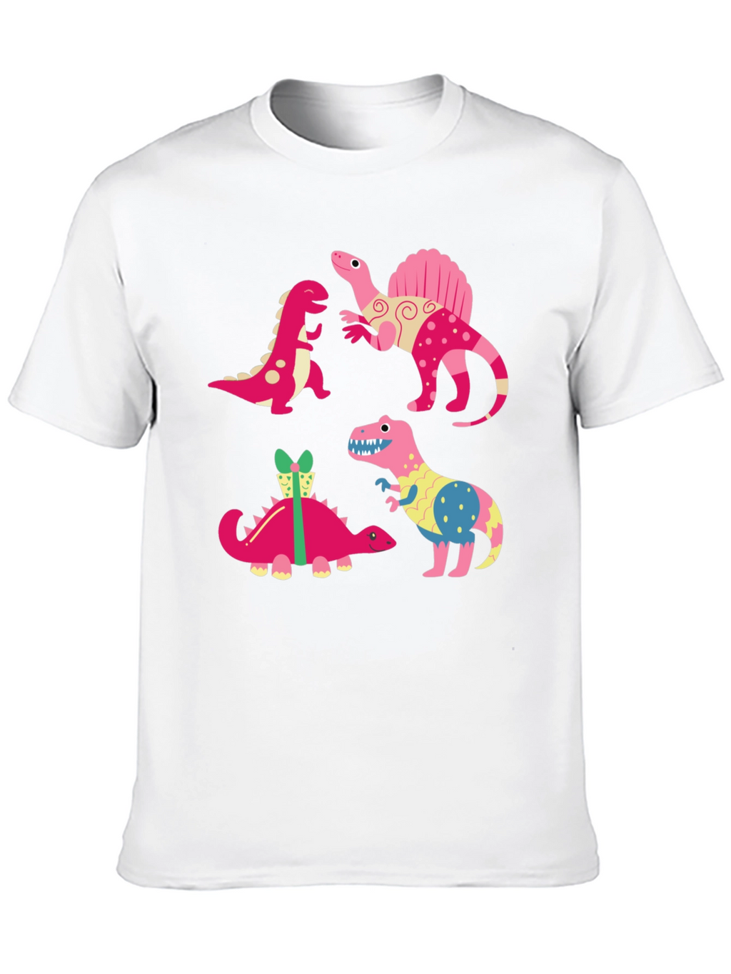Dinosaur Print Black T-Shirt