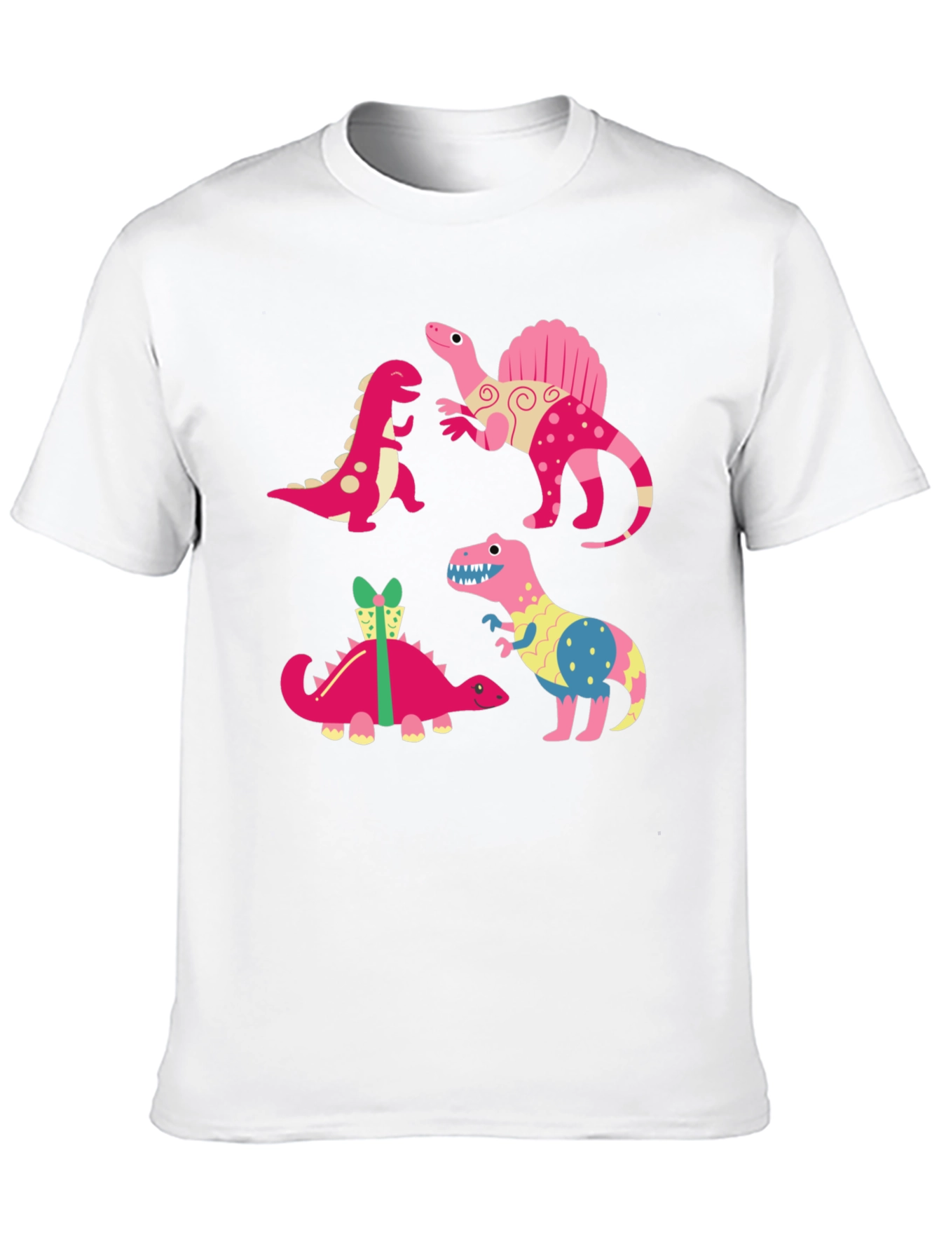 Dinosaur Print Black T-Shirt